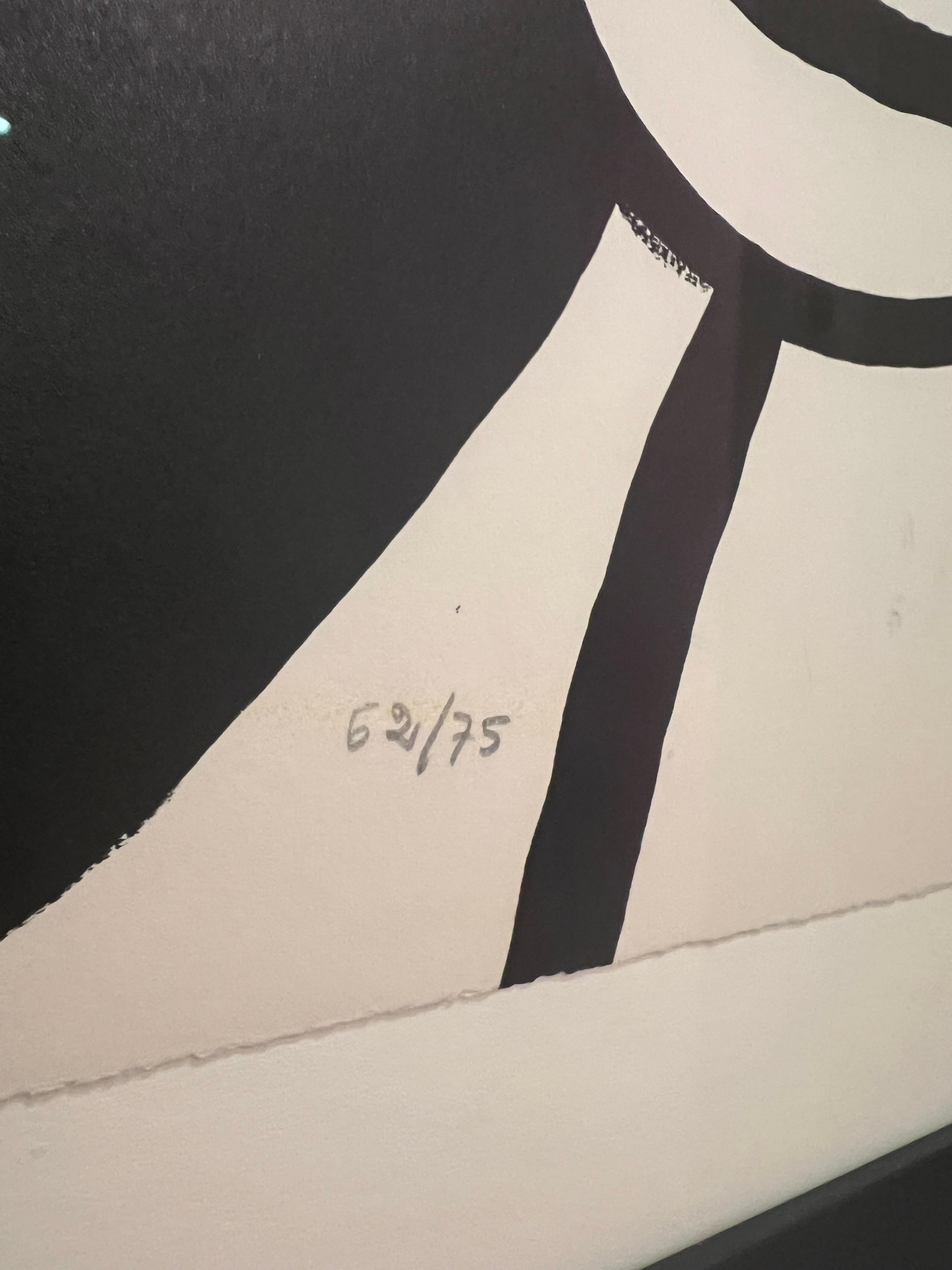 Helixblume (Beige), Abstract Print, von Alexander Calder