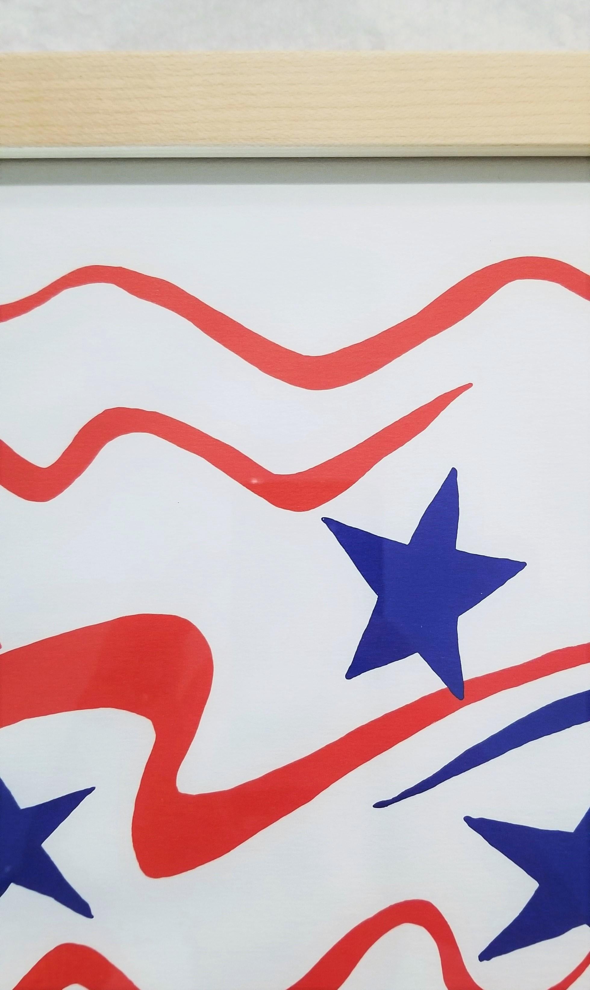 Flying Colors '76 (Stars and Stripes) /// Alexander Calder Abstract Modern Art For Sale 9