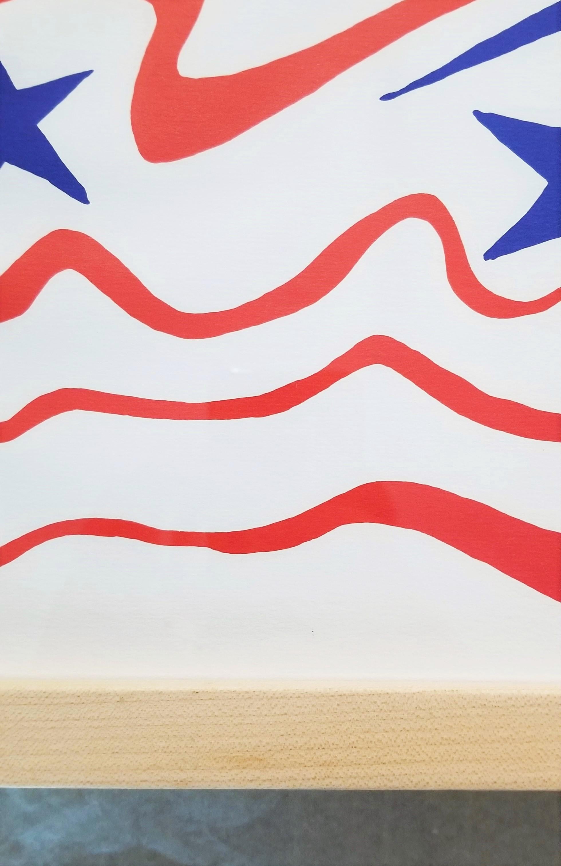 Flying Colors '76 (Stars and Stripes) /// Alexander Calder Abstract Modern Art For Sale 10