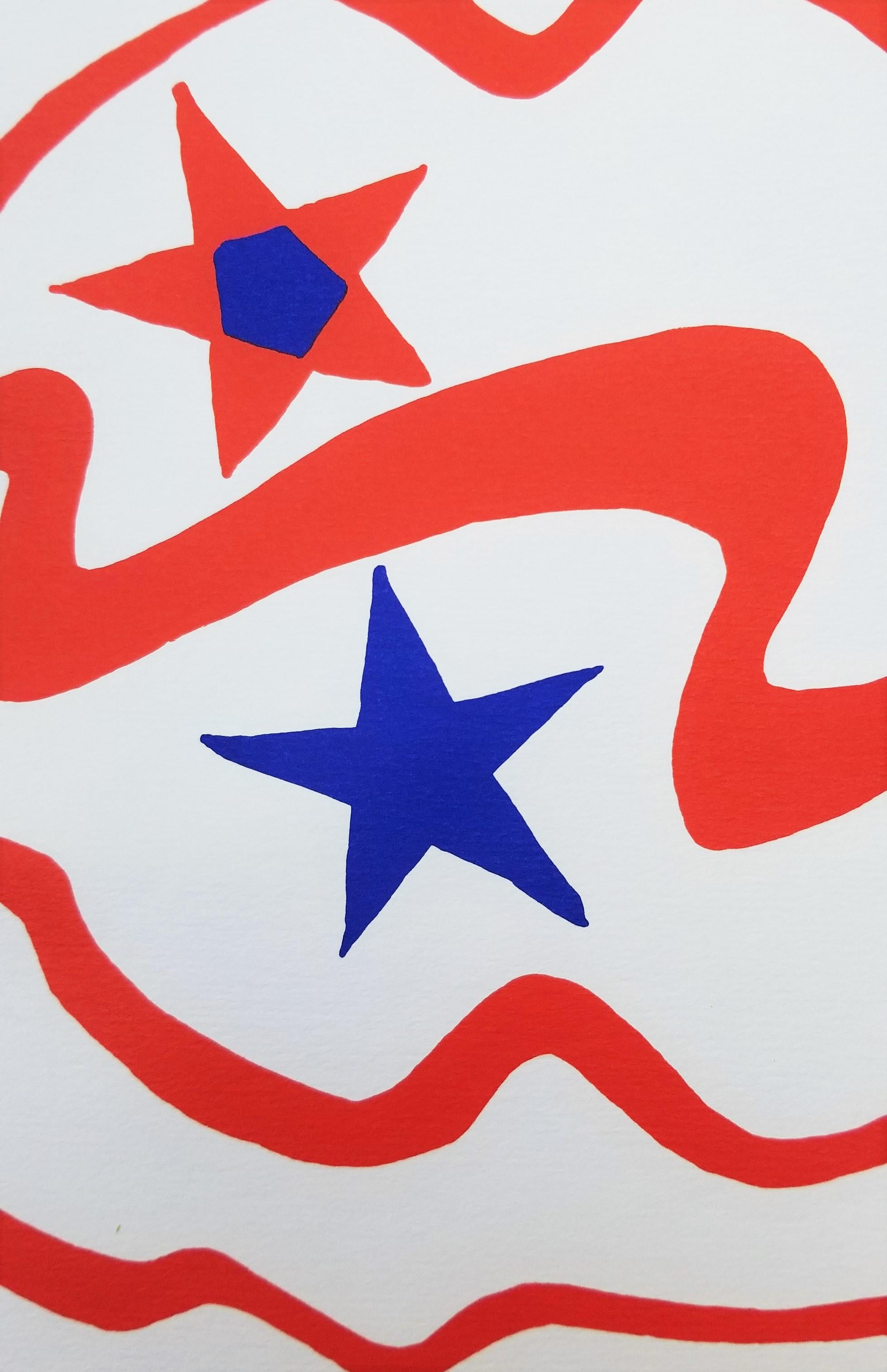 Flying Colors '76 (Stars and Stripes) /// Alexander Calder Abstract Modern Art For Sale 11