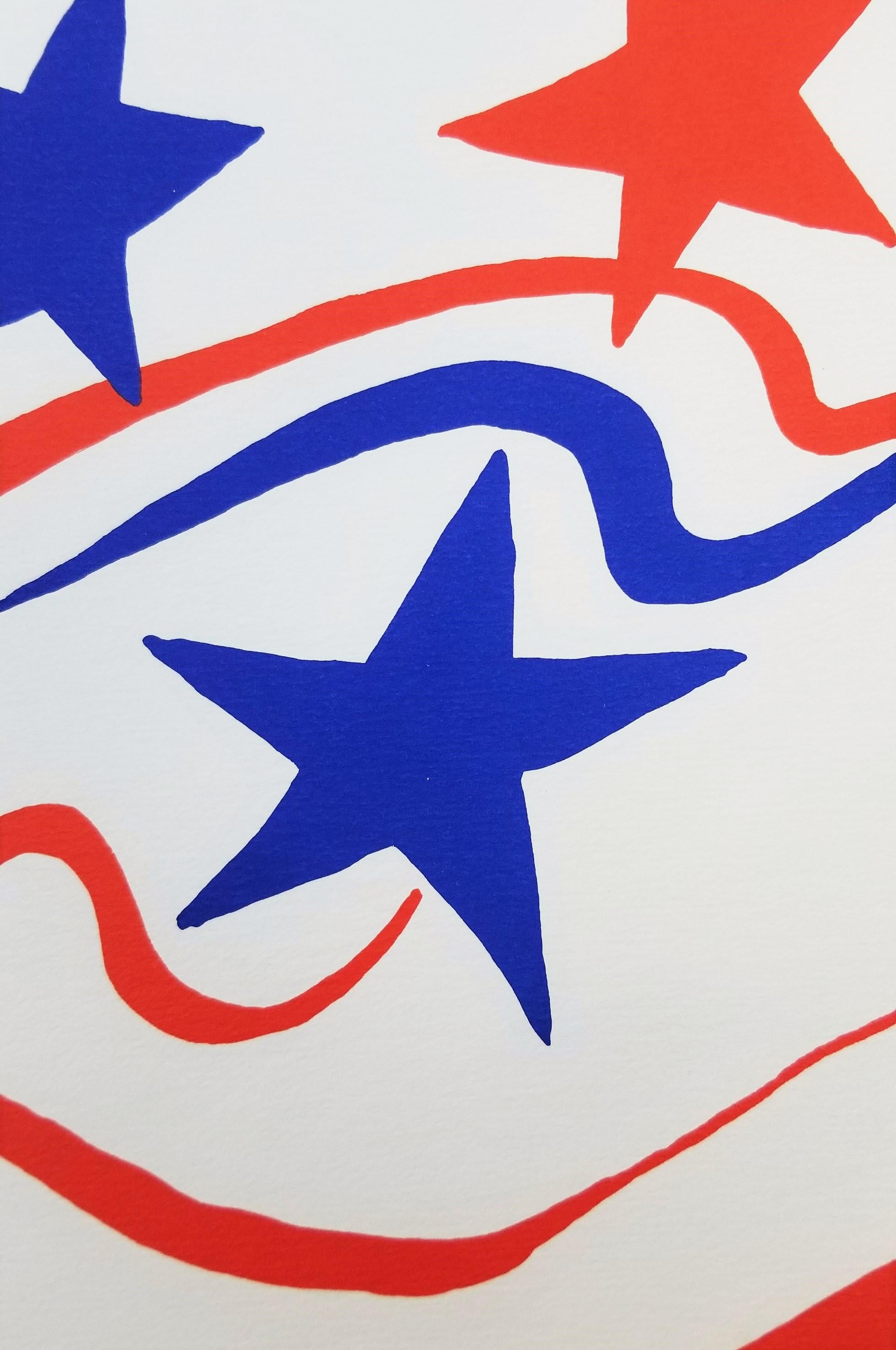 Flying Colors '76 (Stars and Stripes) /// Alexander Calder Abstract Modern Art For Sale 13