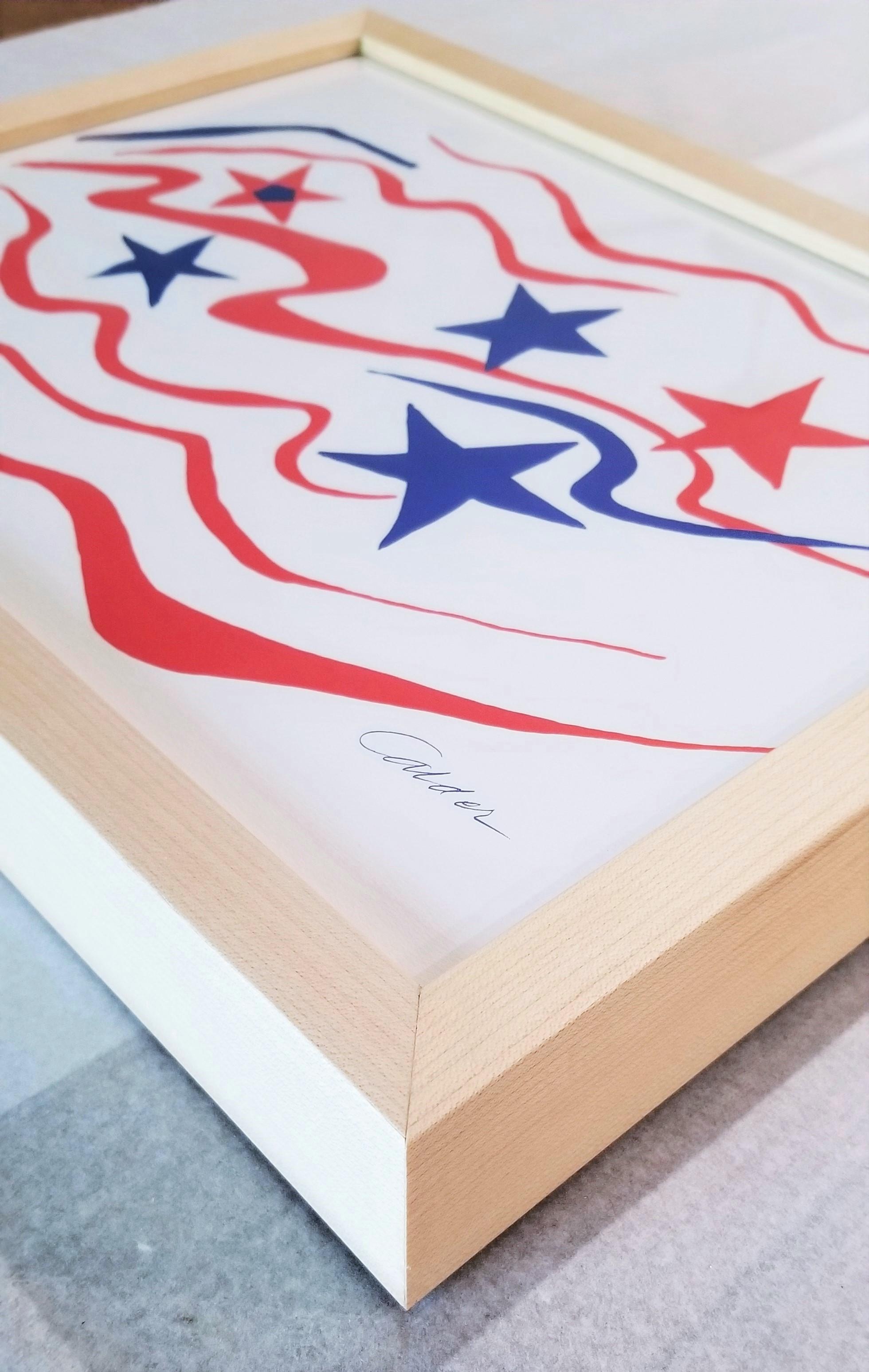 Flying Colors '76 (Stars and Stripes) /// Alexander Calder Abstract Modern Art For Sale 15
