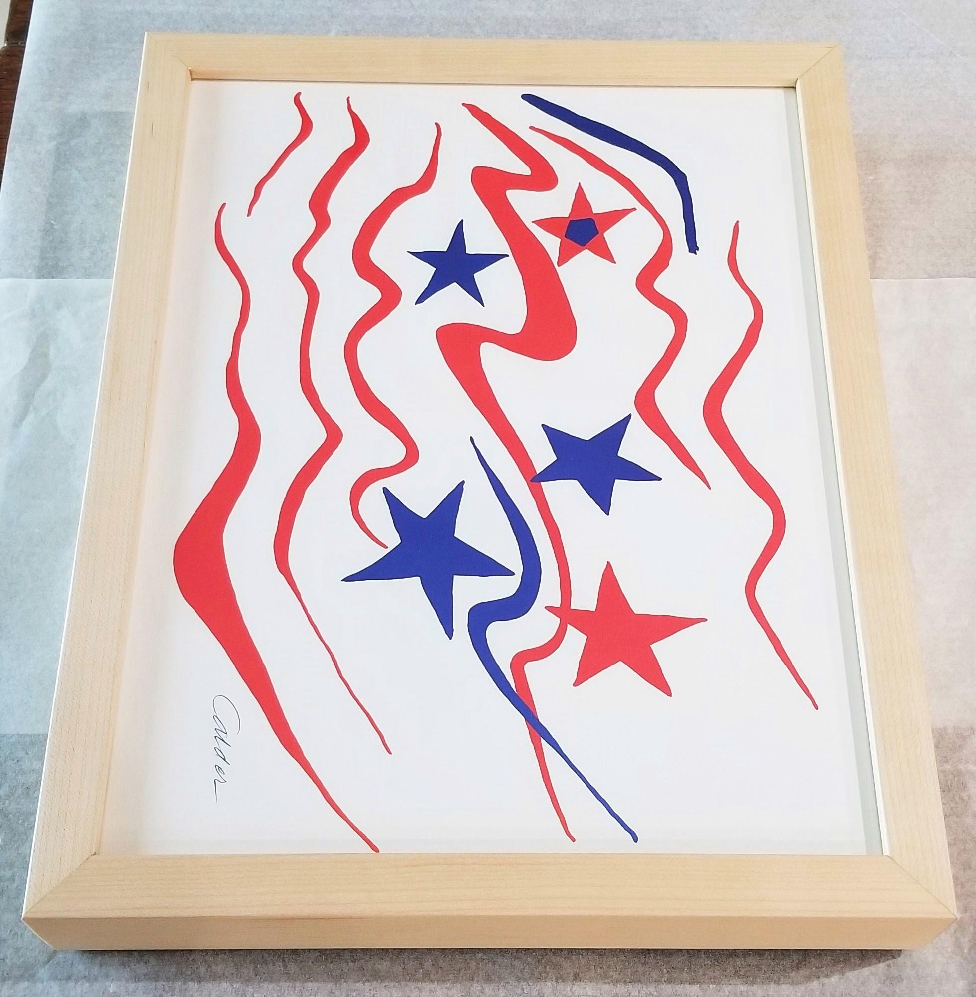 Flying Colors '76 (Stars and Stripes) /// Alexander Calder Abstract Modern Art For Sale 16