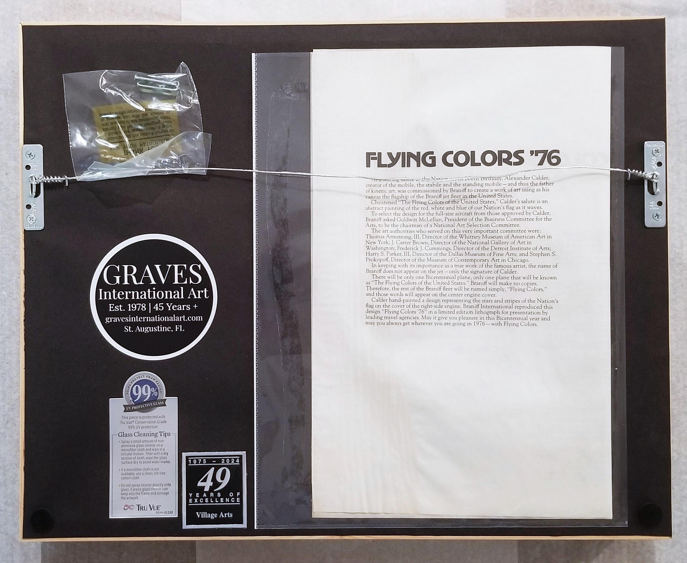 Flying Colors '76 (Stars and Stripes) /// Alexander Calder Abstract Modern Art For Sale 17