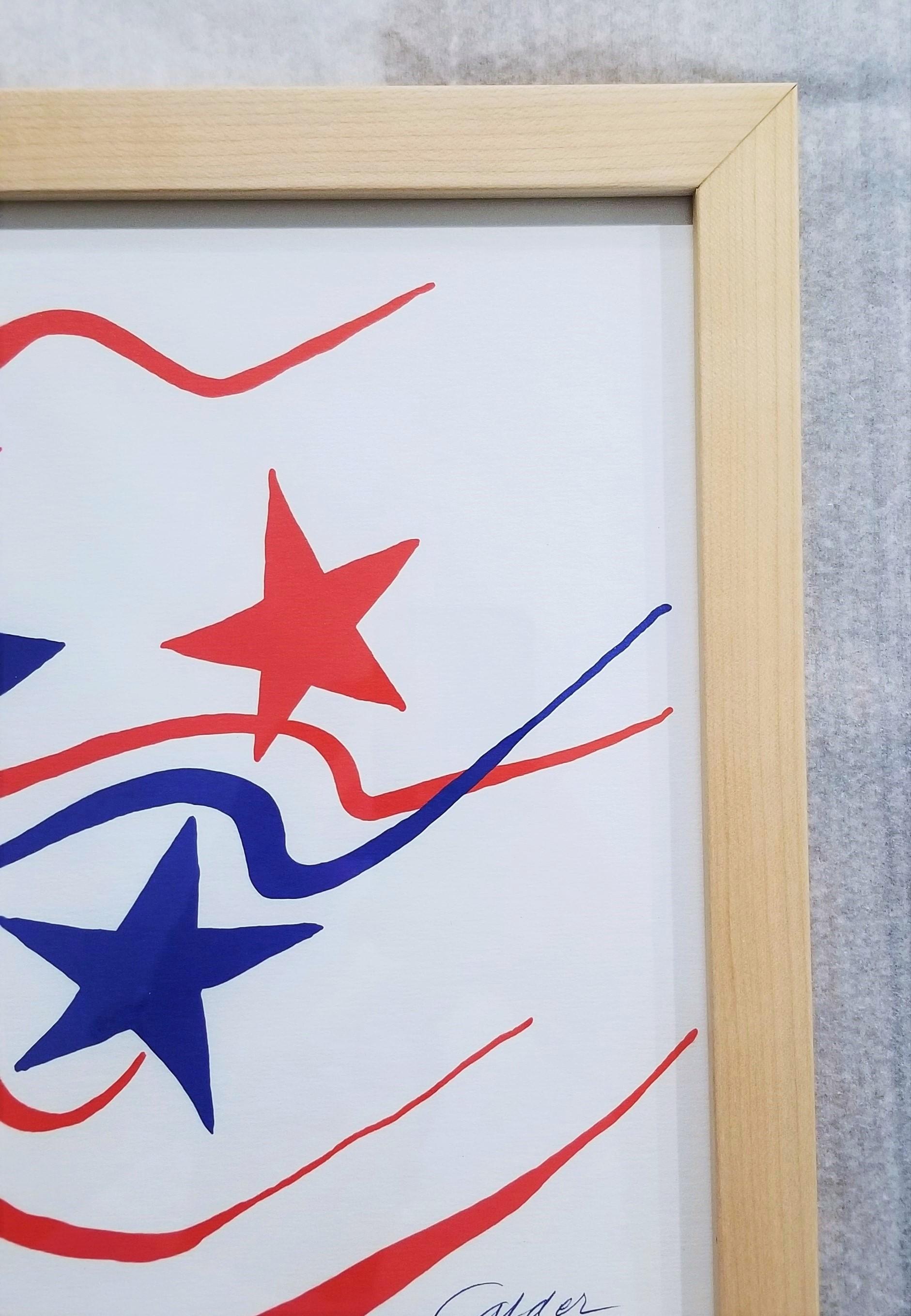 Flying Colors '76 (Stars and Stripes) /// Alexander Calder Abstract Modern Art For Sale 6