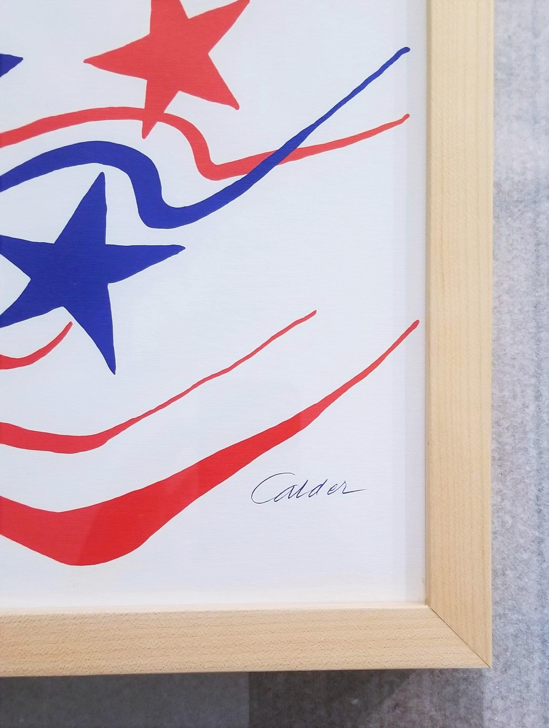 Flying Colors '76 (Stars and Stripes) /// Alexander Calder Abstract Modern Art For Sale 7