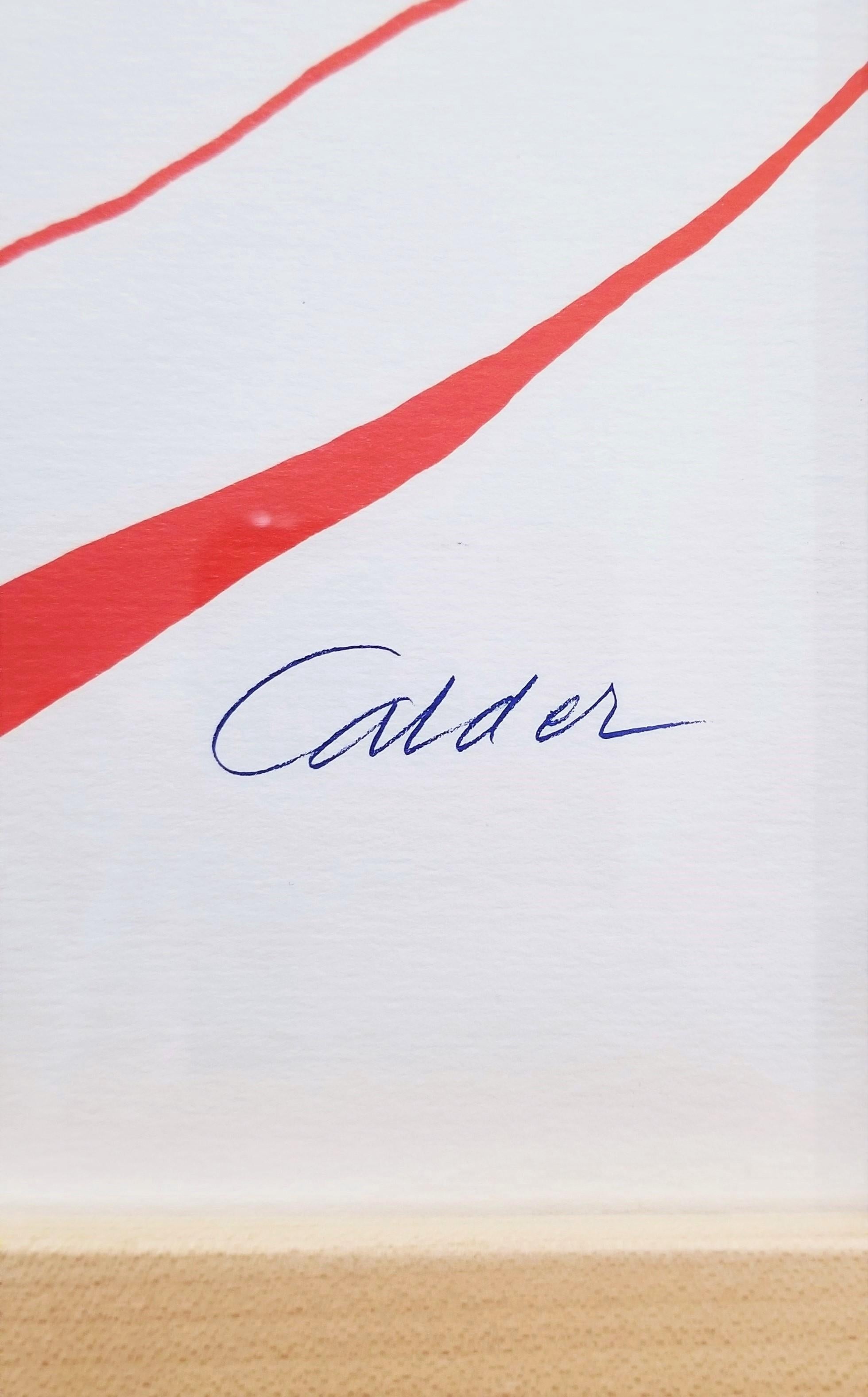 Flying Colors '76 (Stars and Stripes) /// Alexander Calder Abstract Modern Art For Sale 8