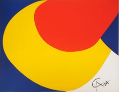 Flying Colors - Abstraction, 1974 - Original lithograph, Signed