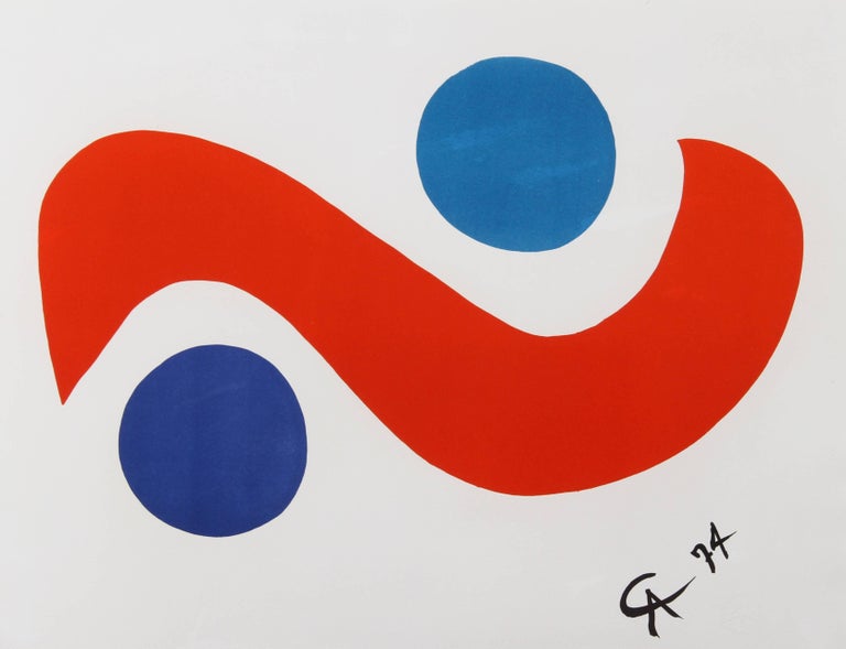 Artist: Alexander Calder (after) (American, 1898-1976)
Title: Flying Colors for Braniff Airlines
Year: 1974
Medium: Lithograph, signed in the plate
Size: 20 in. x 26 in. (50.8 cm x 66.04 cm)