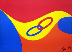 Freundschaft – Alexander Calder aus der Kollektion Fliegende Farben, signiert in Teller