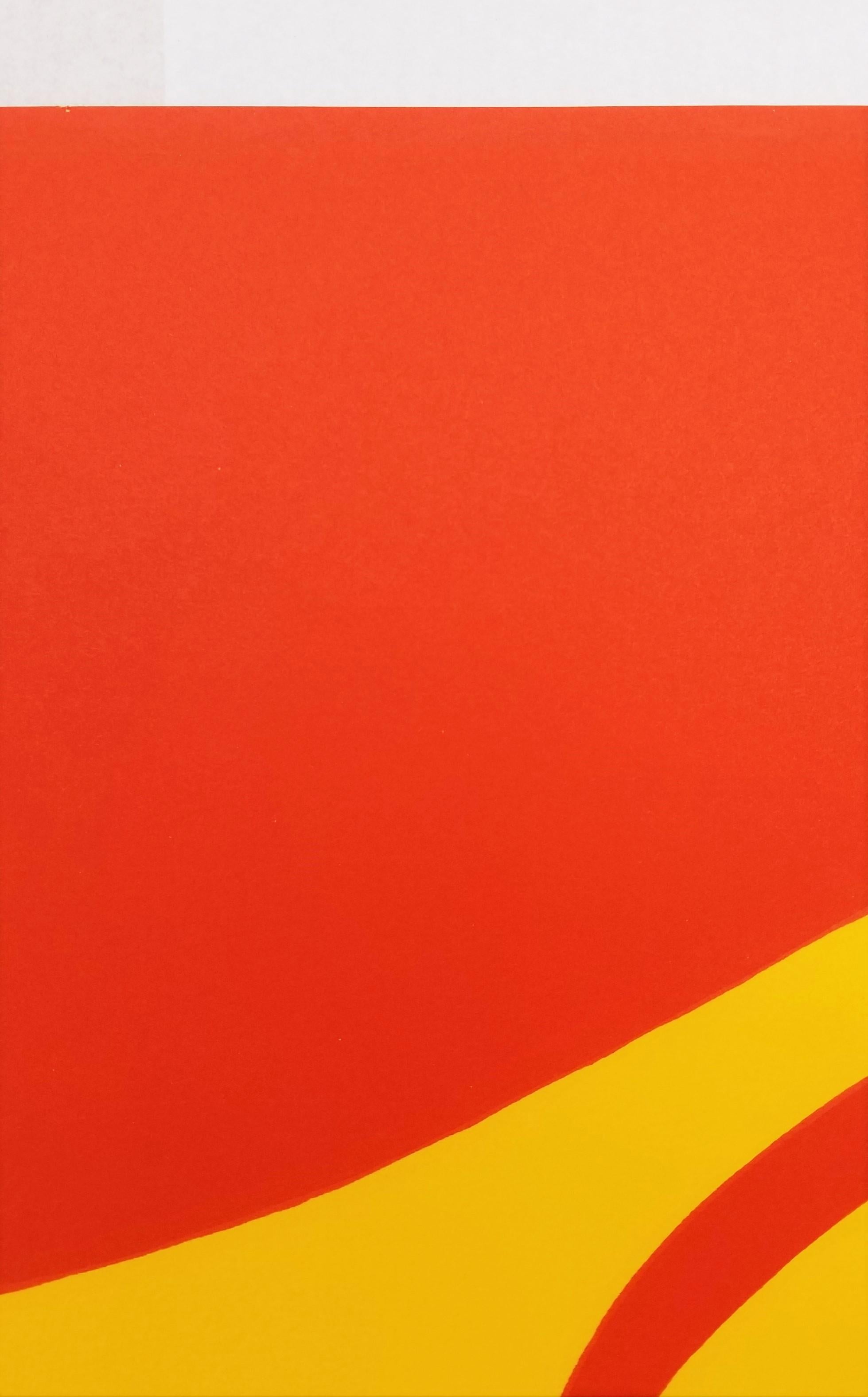 Friendship /// Abstract Geometric Alexander Calder American Modern Lithograph 7