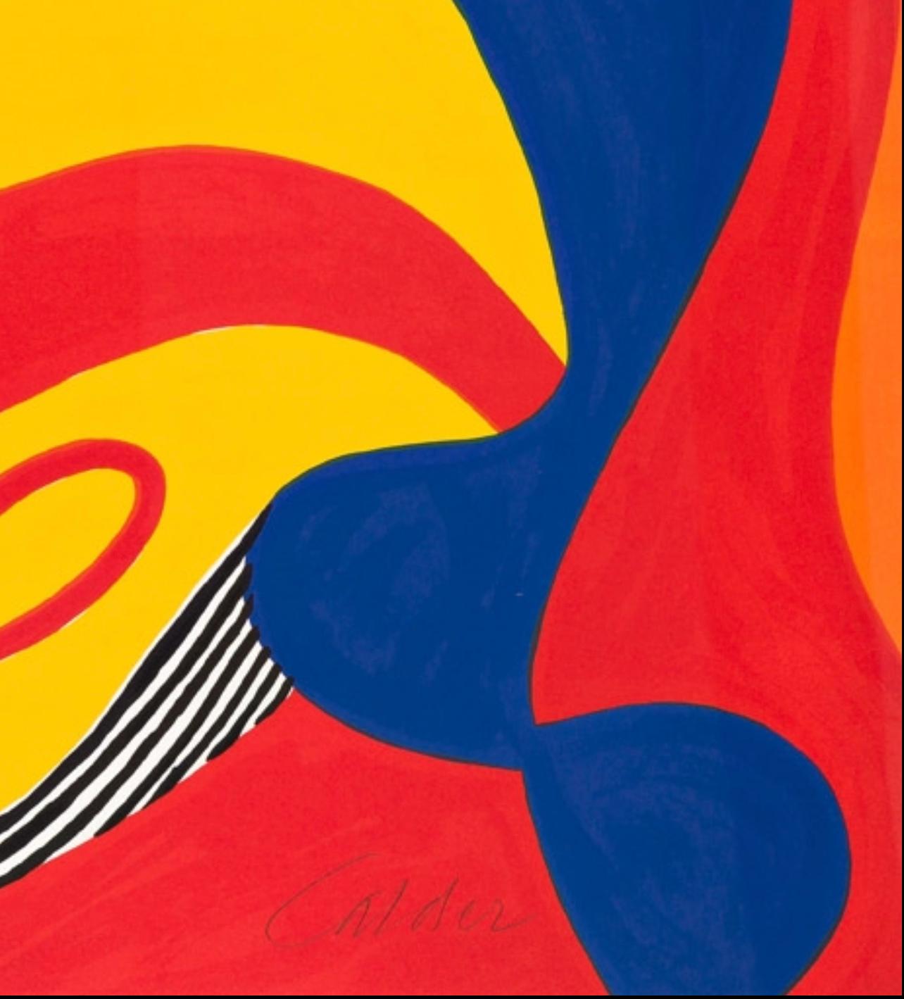 Friendship, Plate X (for Braniff International Airways), Alexander Calder 4