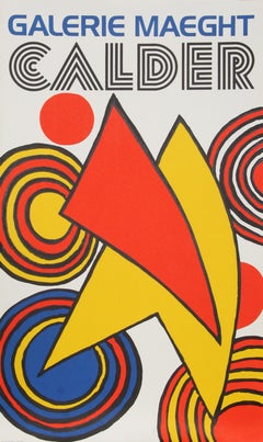 Vintage Galerie Maeght, Lithograph Poster by Alexander Calder