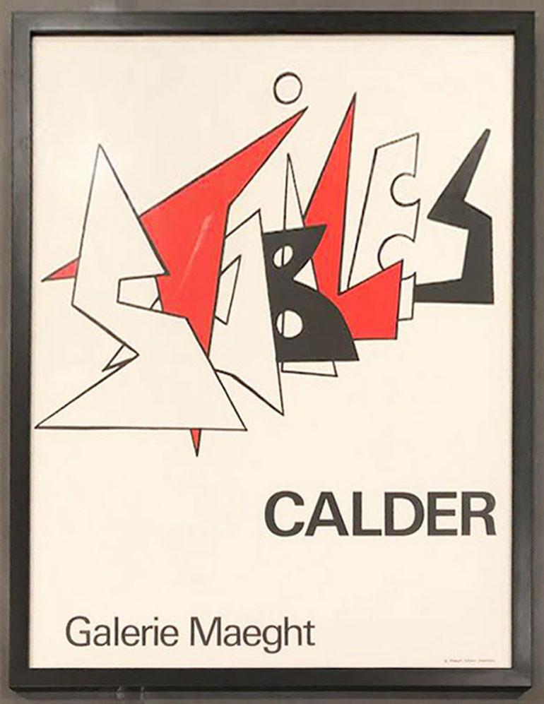 Galerie Maeght "Stabiles" Poster - Art by Alexander Calder