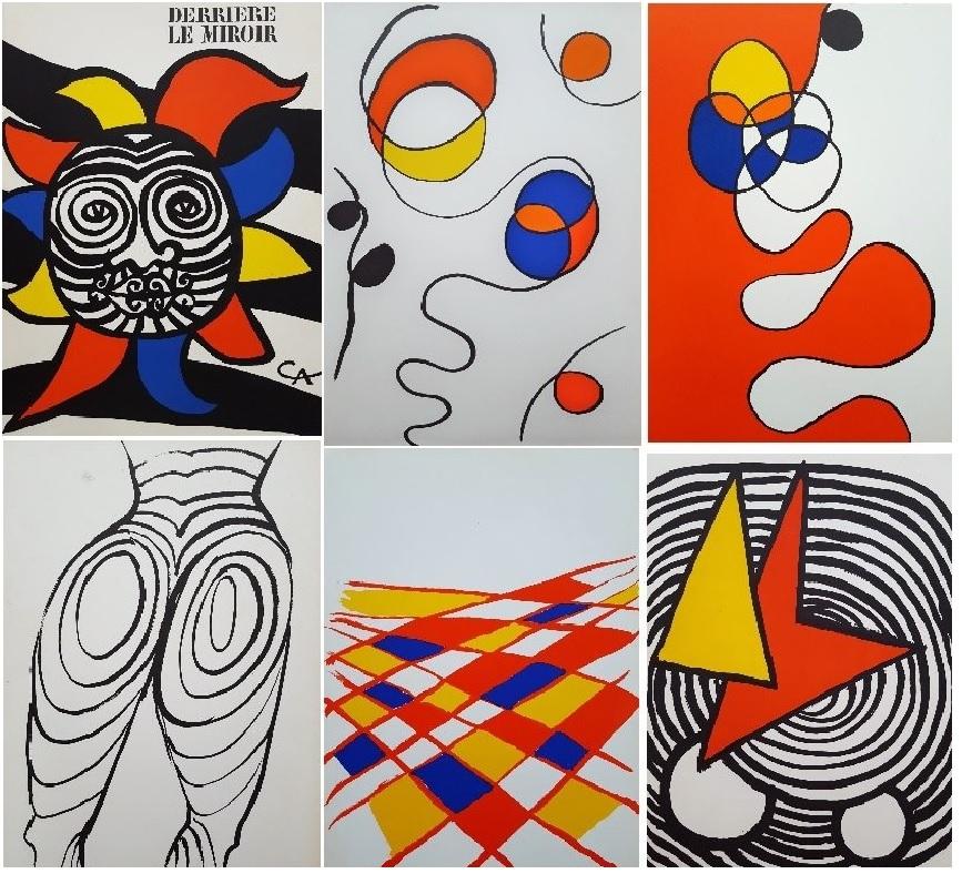 Alexander Calder Abstract Print - Group of 6 Lithographs
