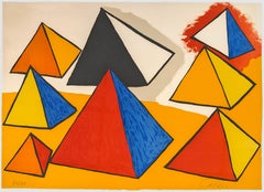 Homage to Euclid (Composition IX), Hand Signed Lithograph, 84/100, Framed, 1976