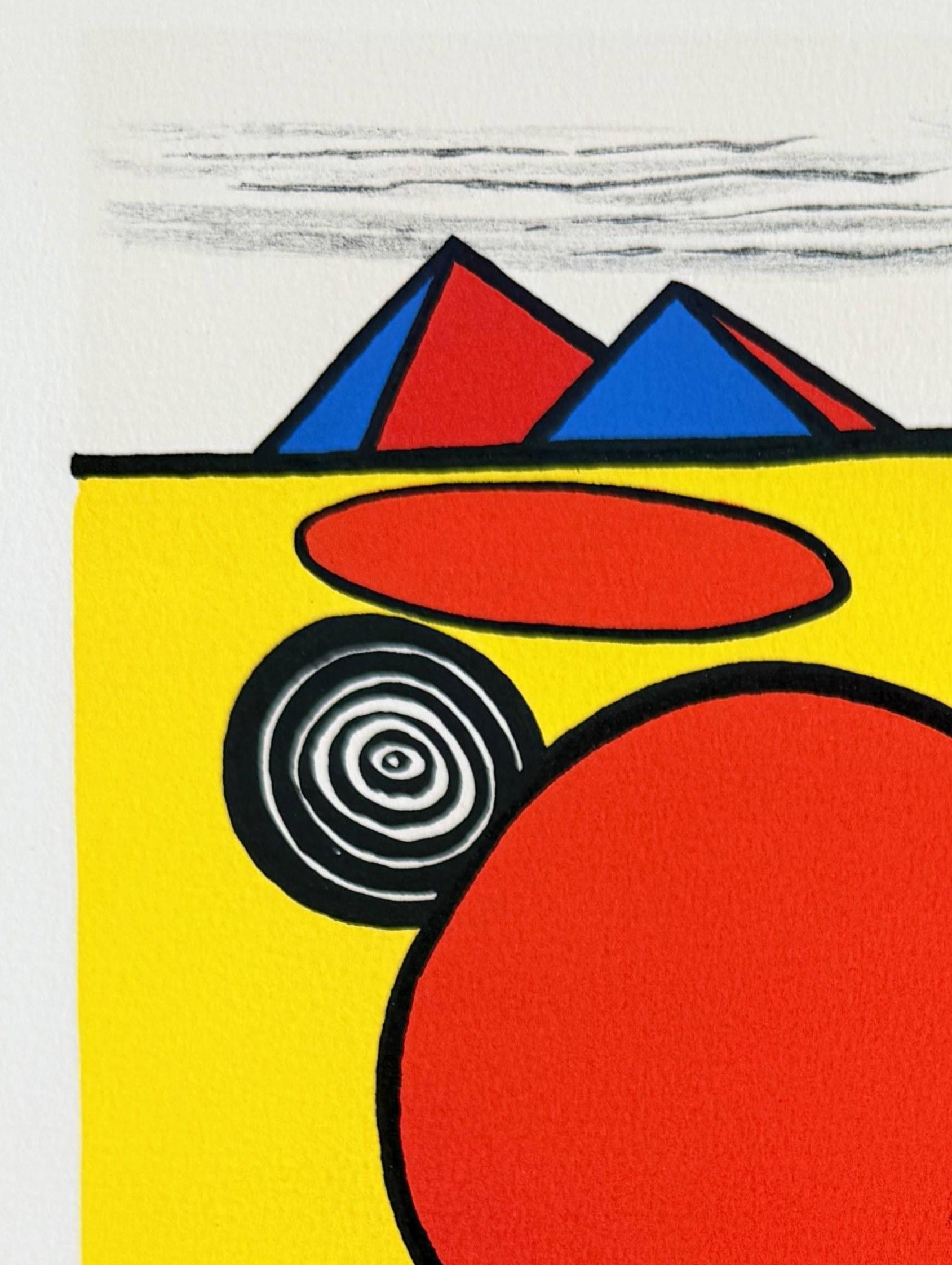 Hommage à San Lazzaro - Print by Alexander Calder