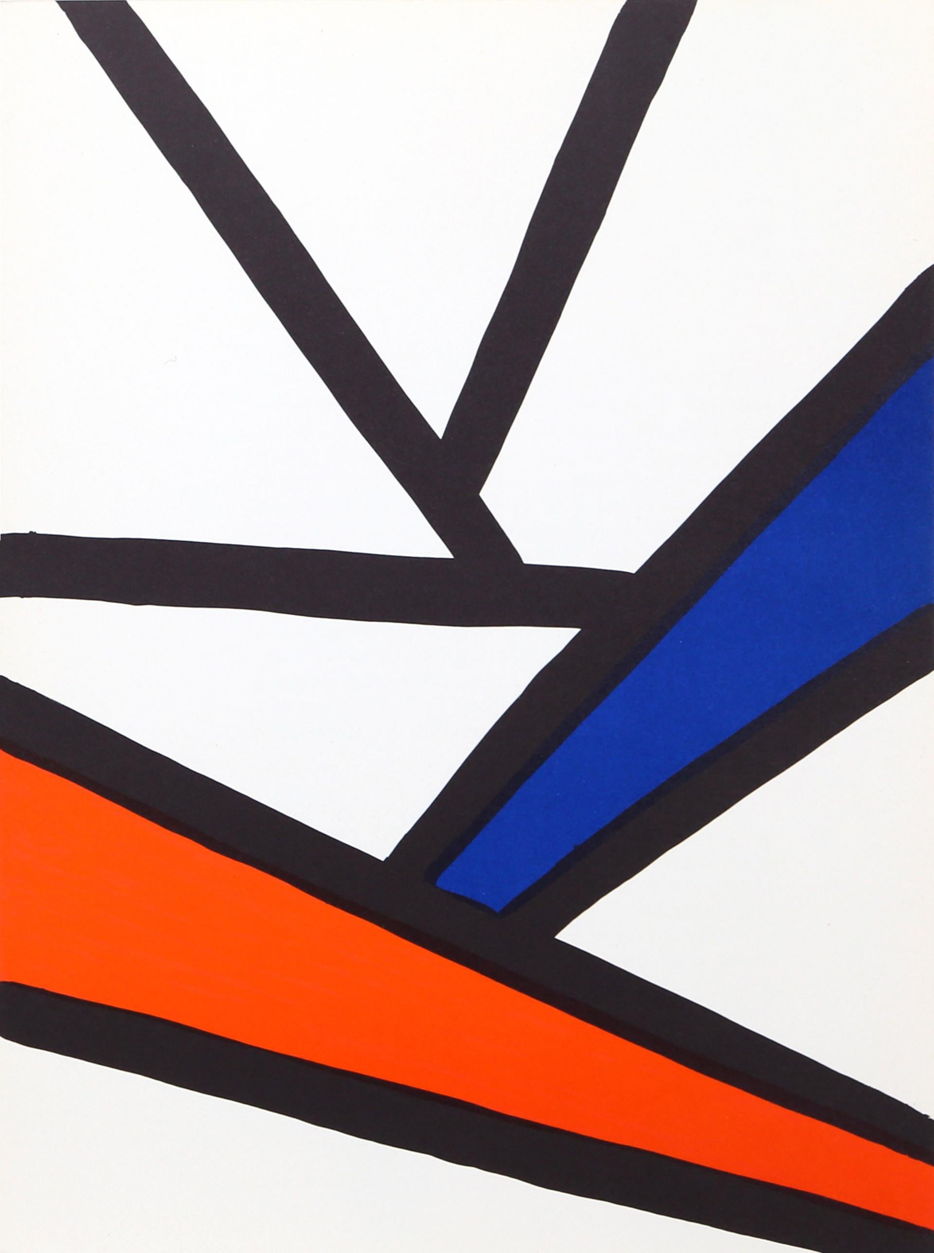 Intersections, lithographie abstraite d'Alexander Calder en vente 1