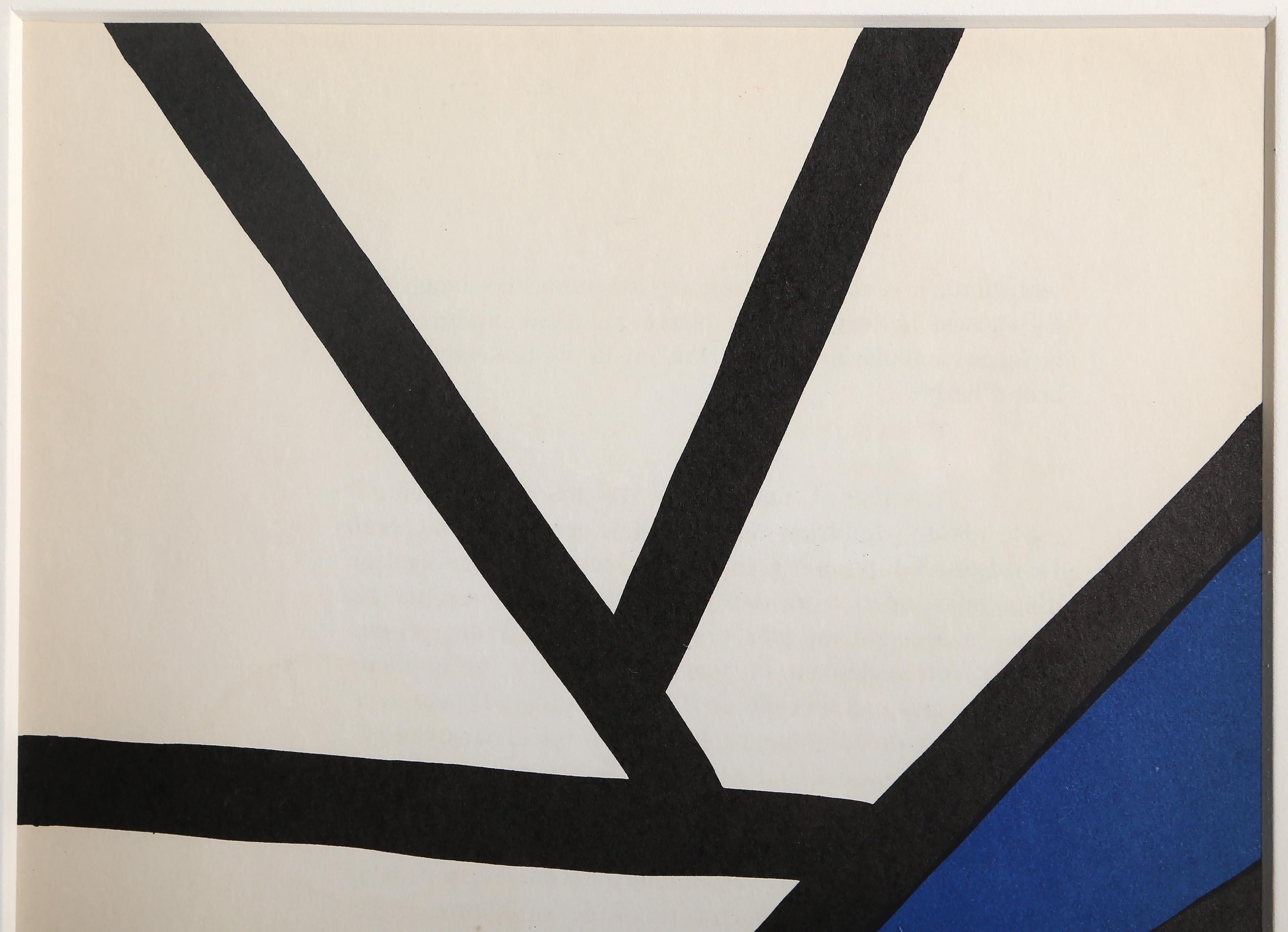 Intersections, lithographie abstraite d'Alexander Calder en vente 1