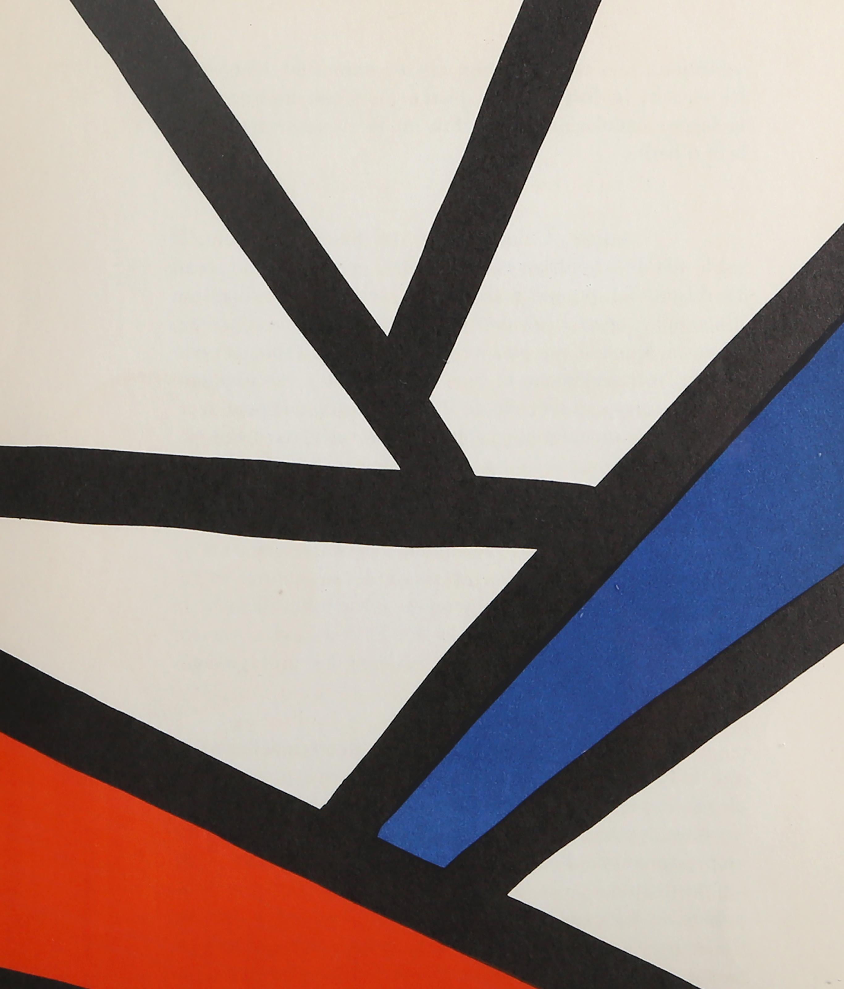 Intersections, lithographie abstraite d'Alexander Calder en vente 3