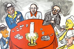 Joueurs de cartes III, Derrière le miroir