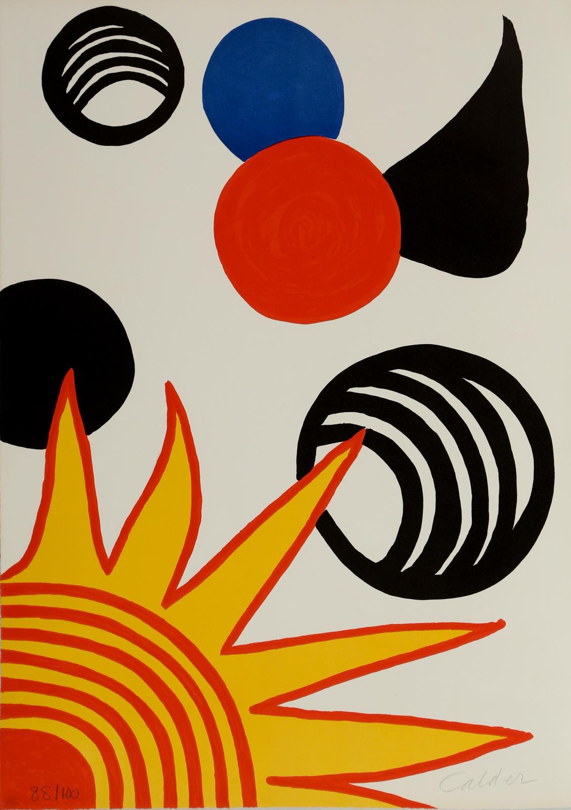 Alexander Calder Abstract Print - Joys of the Neophyte
