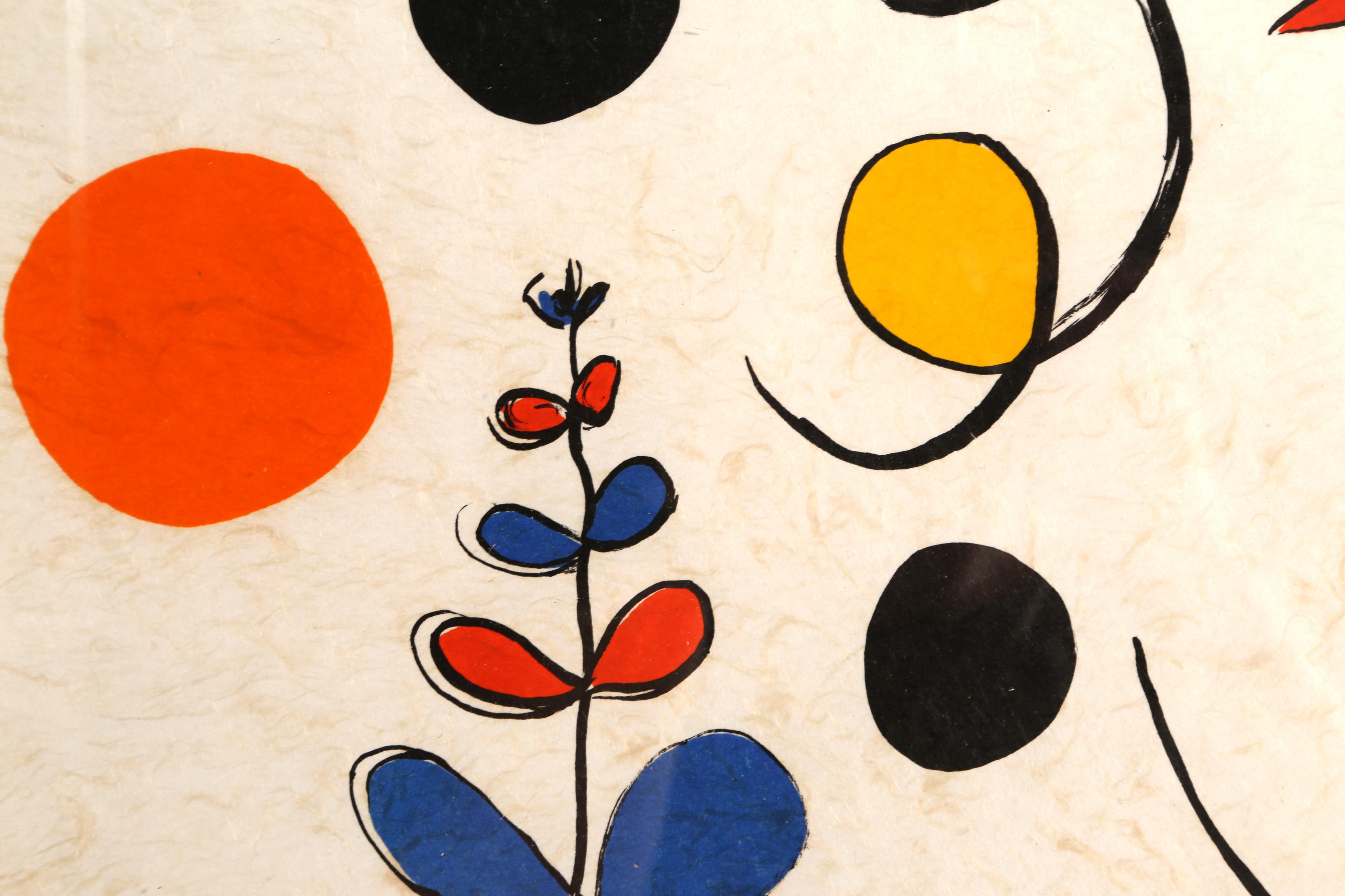 La Memoire Elementaire, Framed Lithograph by Alexander Calder 4