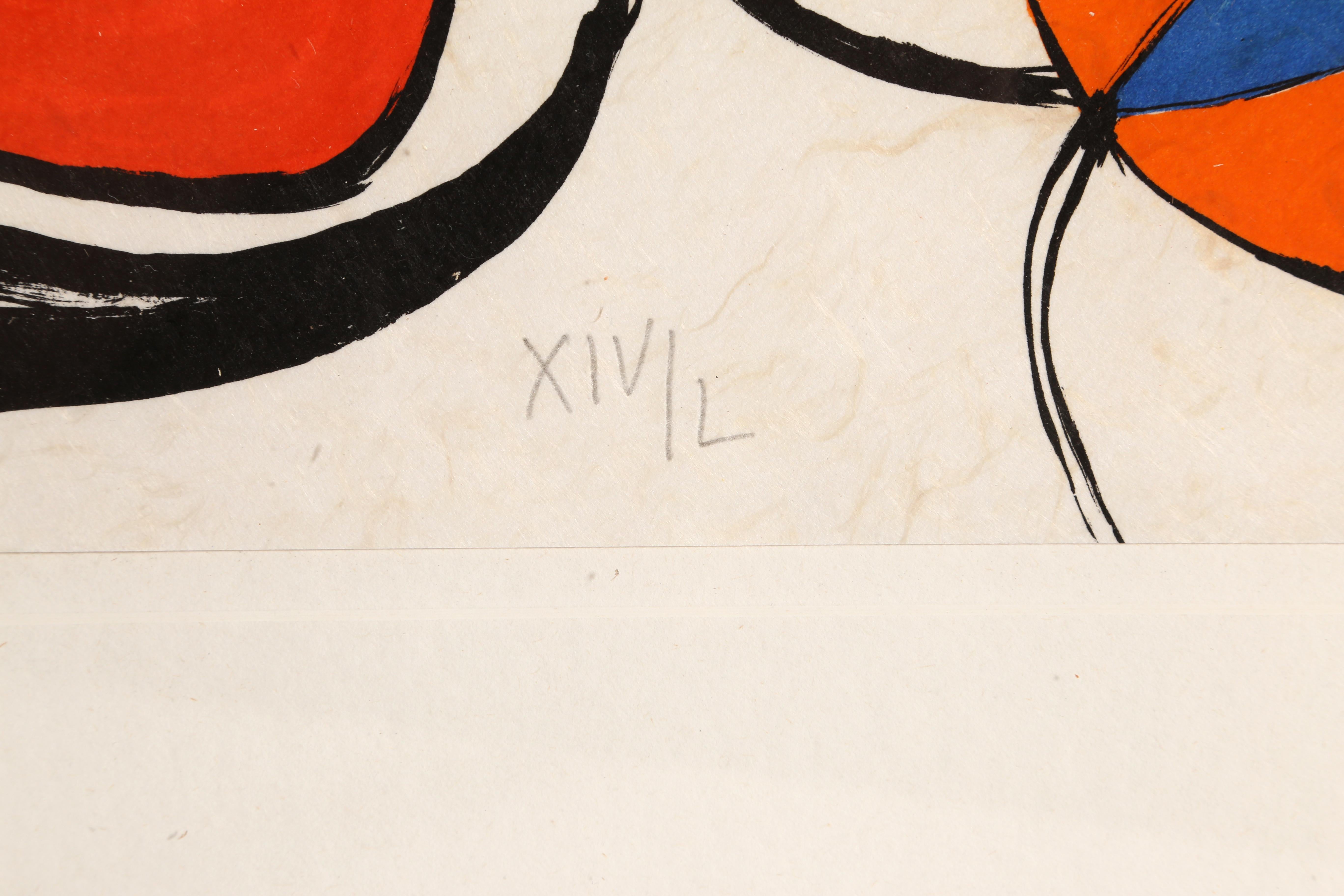 La Memoire Elementaire, Framed Lithograph by Alexander Calder 2