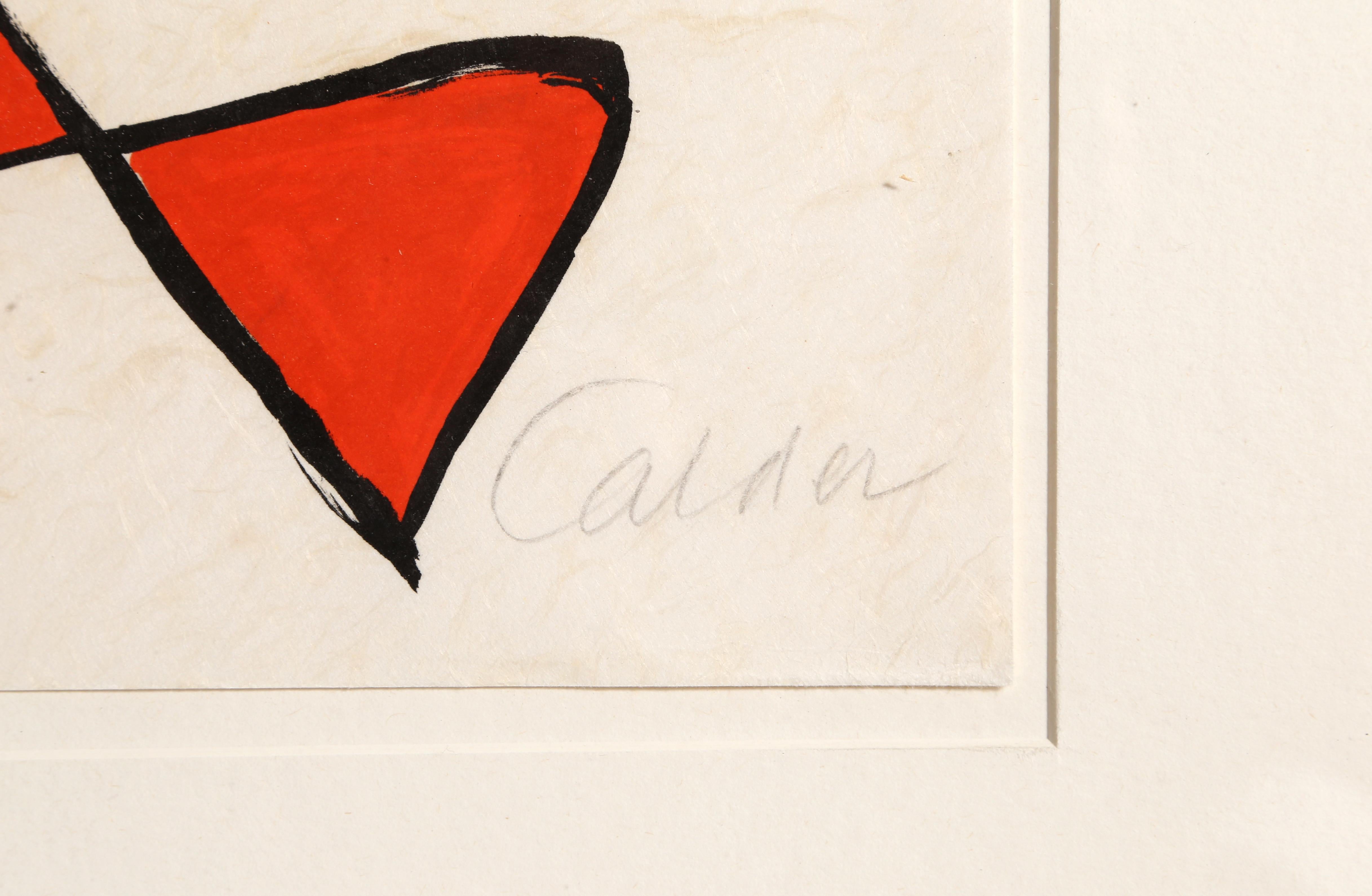 La Memoire Elementaire, Framed Lithograph by Alexander Calder 1