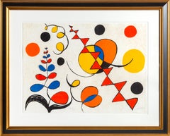 La Memoire Elementaire, Framed Lithograph by Alexander Calder