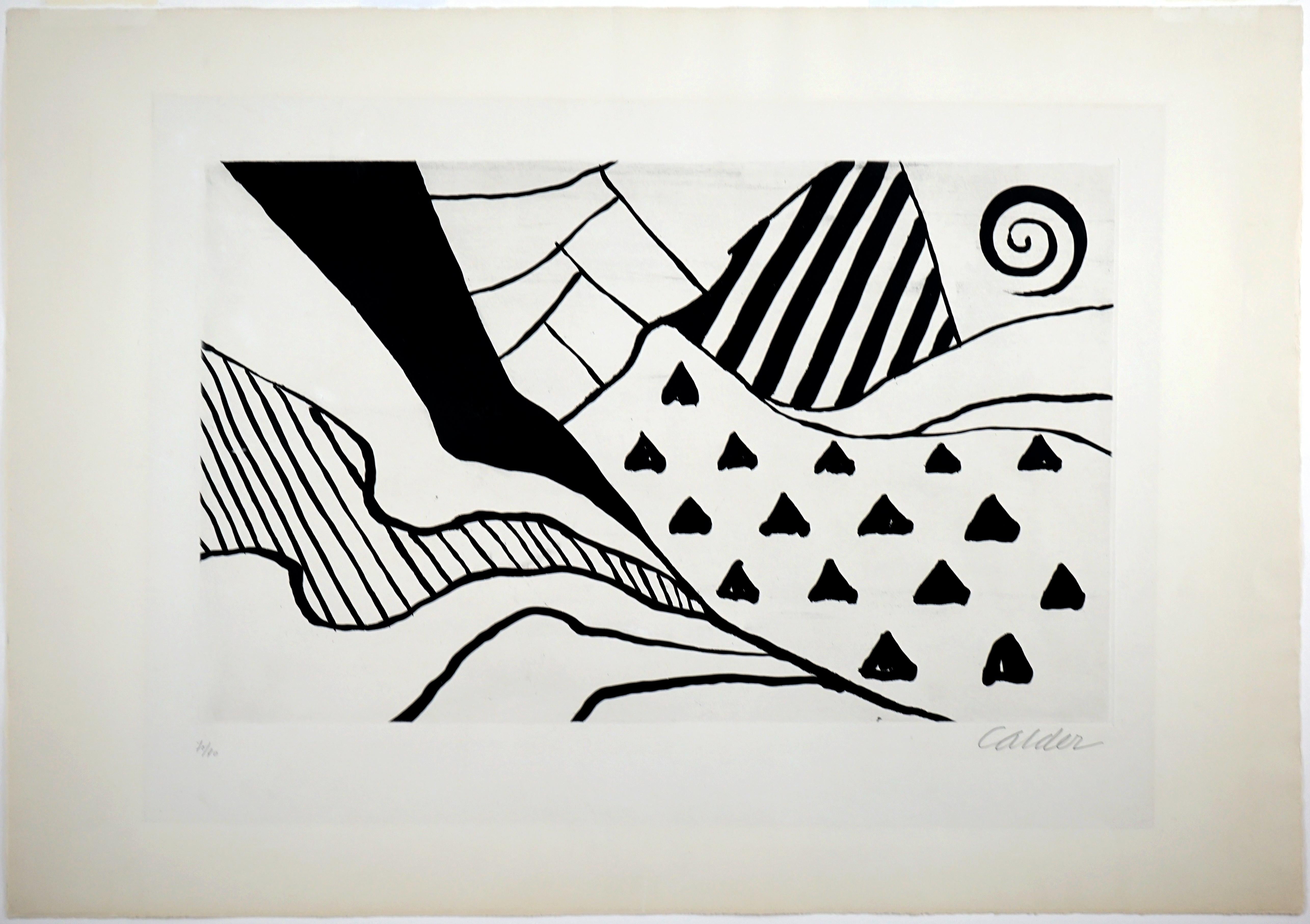 La Recolte (Harvest) - Print by Alexander Calder
