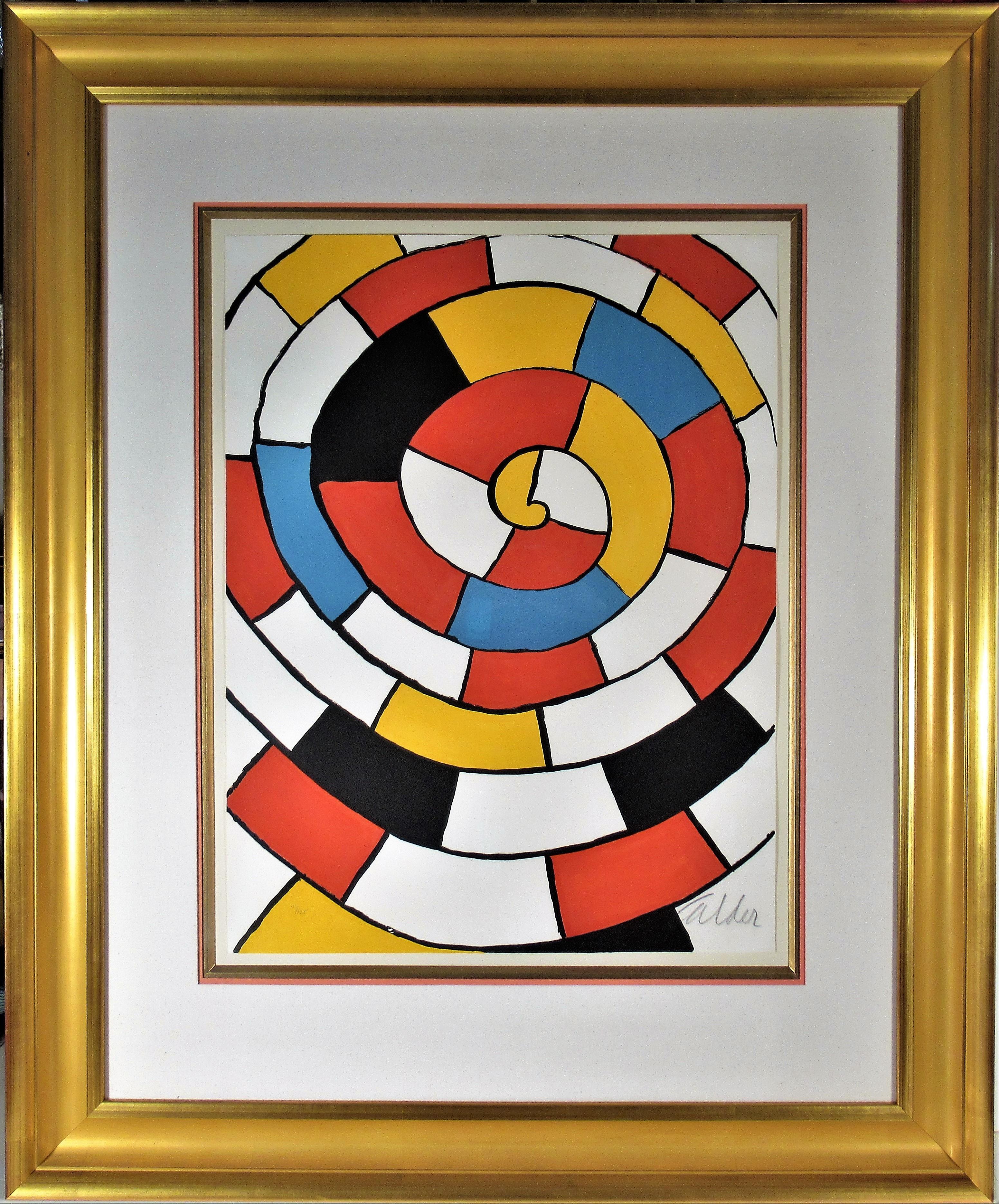 Alexander Calder Abstract Print - Labyrinth