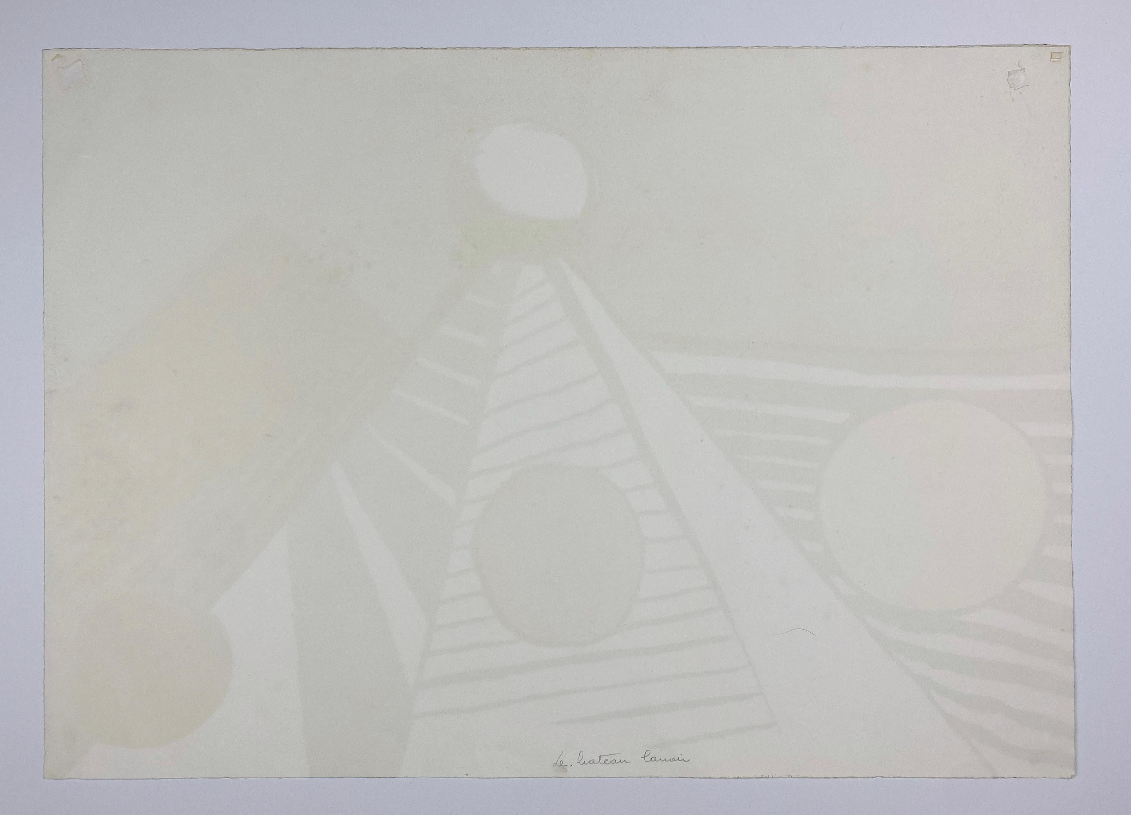 Artist: Alexander Calder
Title: Le Bateau Lavoir (The Laundry Boat)
Year: 1969
Medium: Lithograph
Edition: 73/75
Numbered 73/75 in pencil, lower margin   
Signed lower right
Dimensions: 21.75 in x 29.5 in 
Condition: Good

