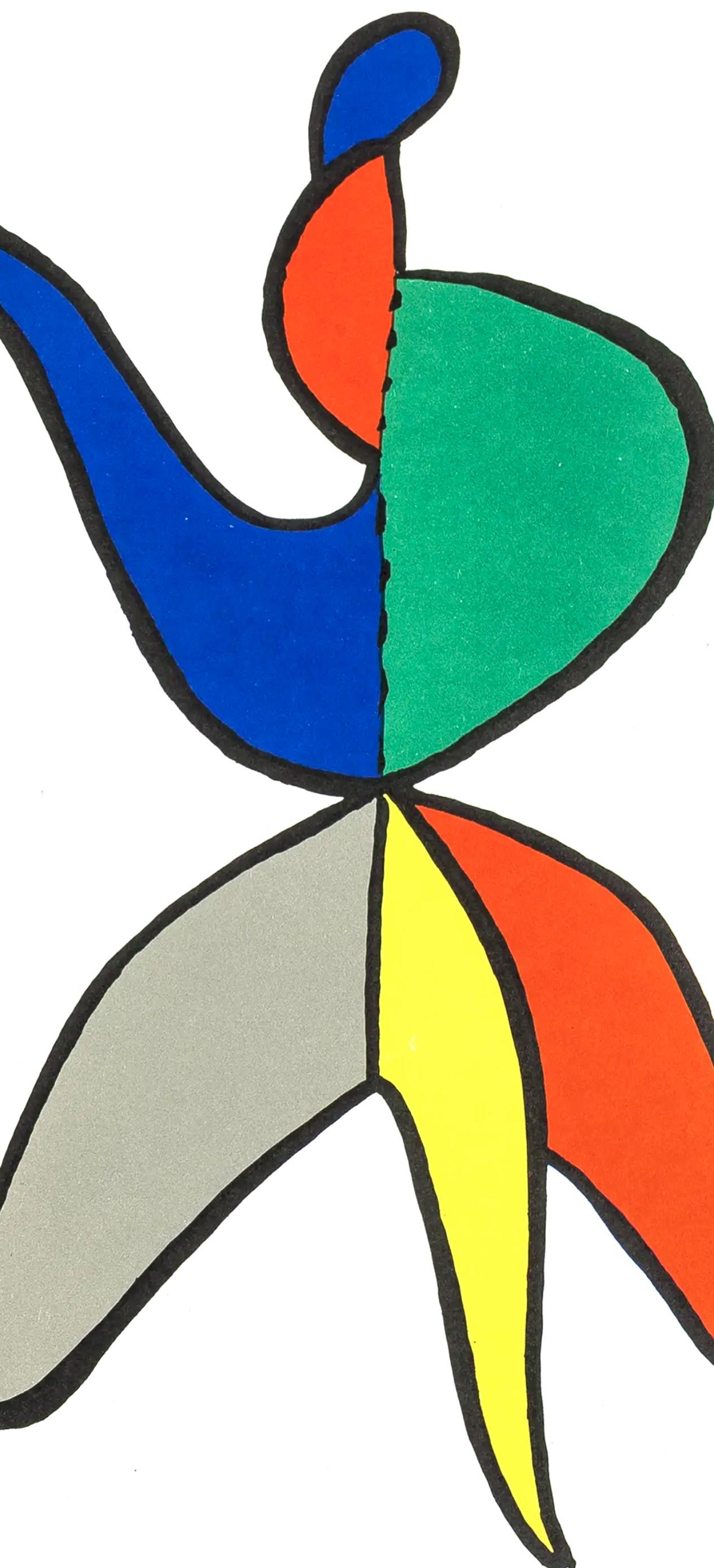 Le bonnet phrygien, Stabiles, Derrière le miroir - Print de Alexander Calder