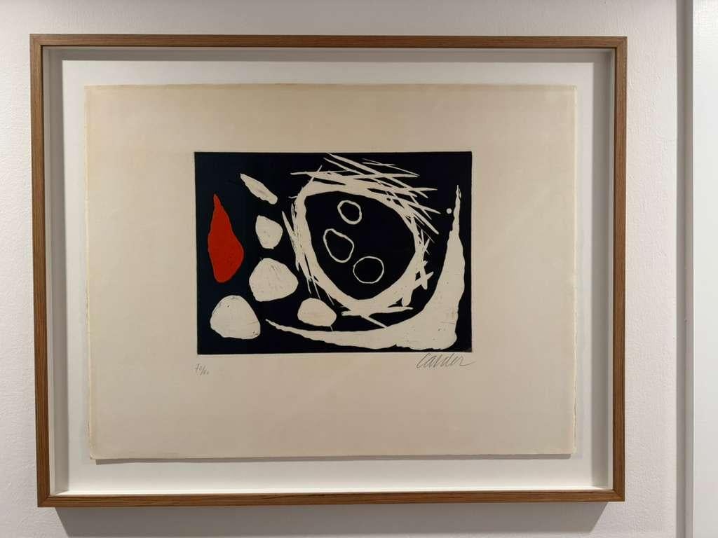 Le Crâne dans le Nid (Il teschio nel nido), 1961 - Print di Alexander Calder