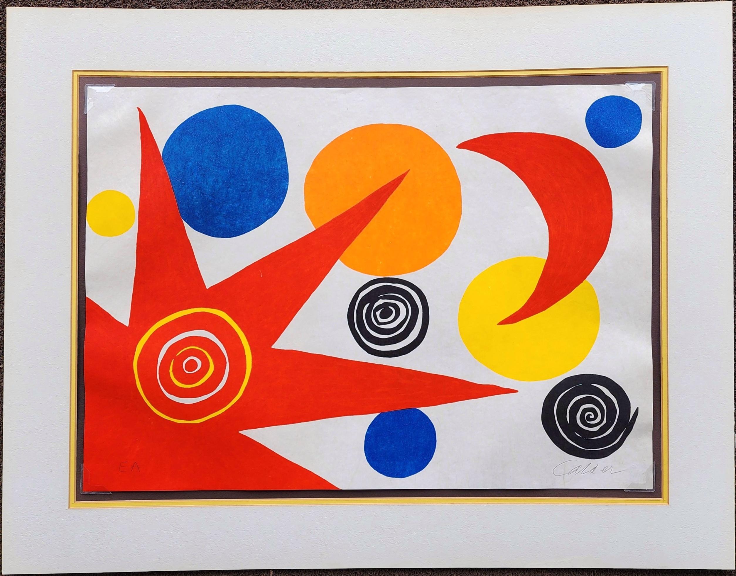 Le point de non retour, 1976, The Point of No Return, Naham Galerien (Moderne), Print, von Alexander Calder