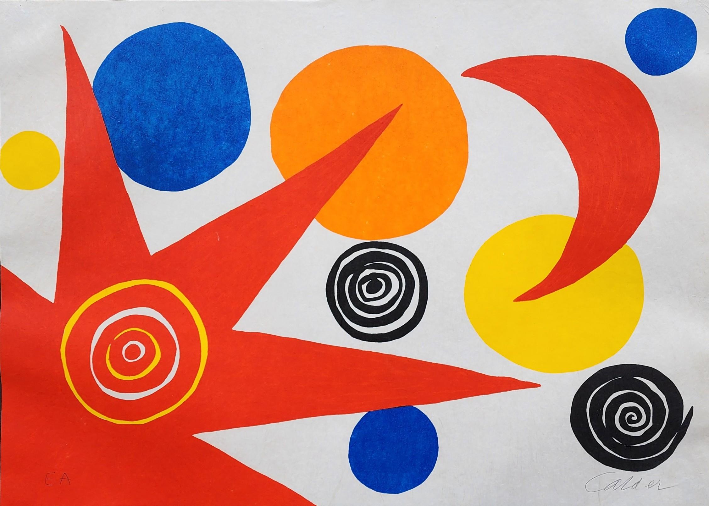 Le point de non retour, 1976, The Point of No Return, Naham Galerien – Print von Alexander Calder