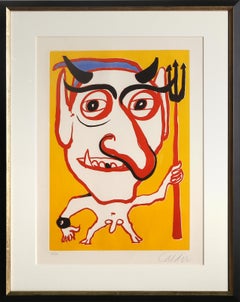 Le Portrait de Constantin, Modern Etching by Alexander Calder