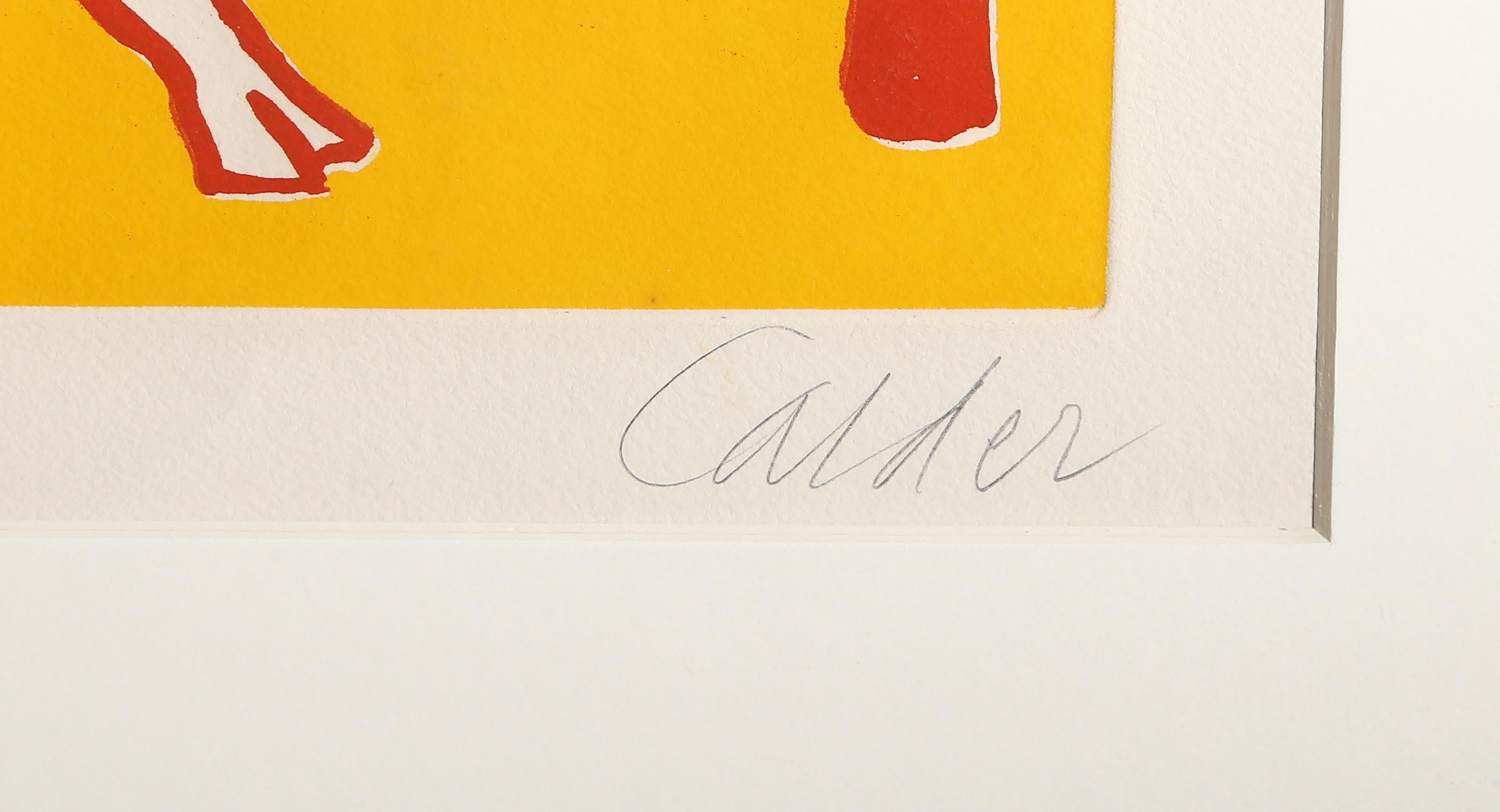 Le Portrait de Constantin, Moderne Radierung von Alexander Calder im Angebot 3