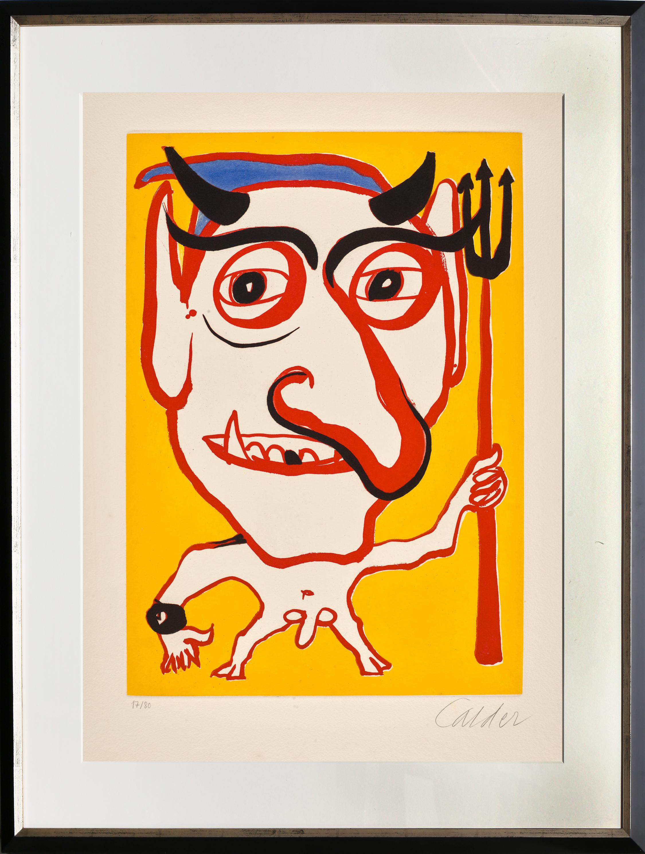 Artista: Alexander Calder
Título: El Retrato de Constantin
Año: 1974
Medio: Aguafuerte con aguatinta sobre papel Auvergne à la main du Moulin Richard-de-Bas
Edición: 17/80
Tamaño de la imagen: 19,5 x 14 pulgadas
Tamaño del papel: 26 x 20