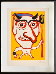 Le Portrait de Constantin, acquaforte moderna di Alexander Calder