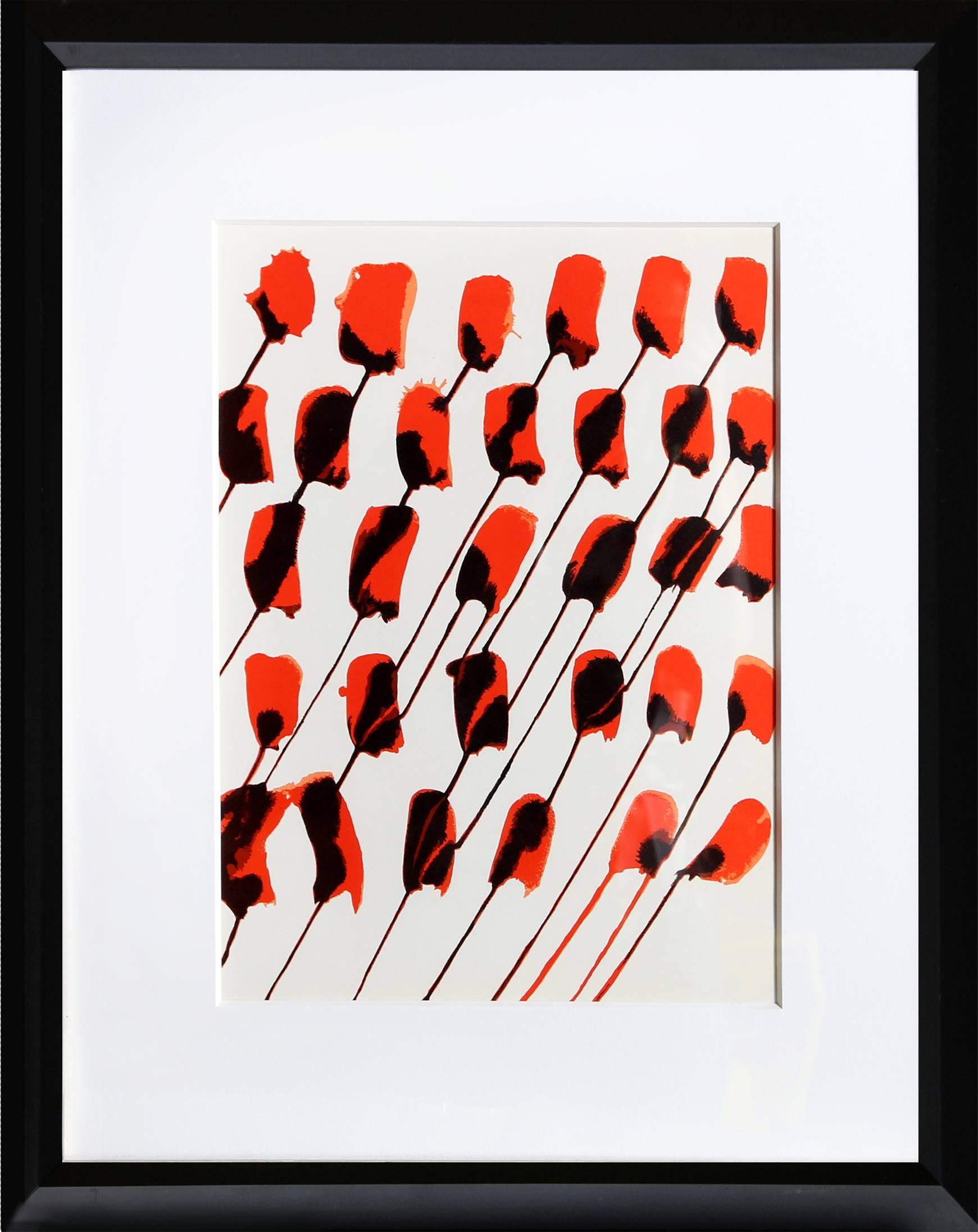 Alexander Calder Abstract Print - Les Fleurs