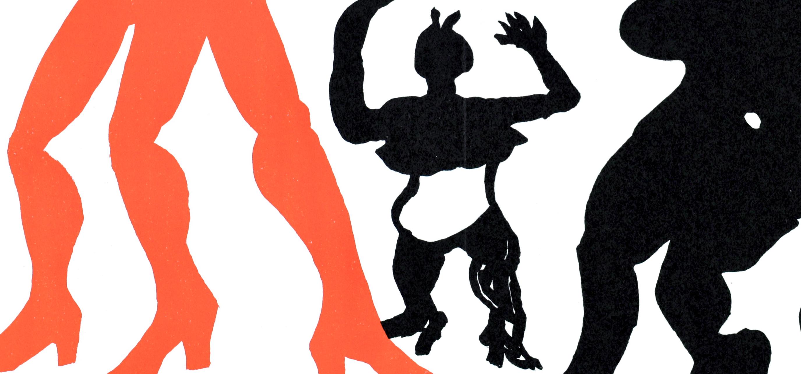 Les folles de Saché, Derrière le miroir (Surrealismus), Print, von Alexander Calder