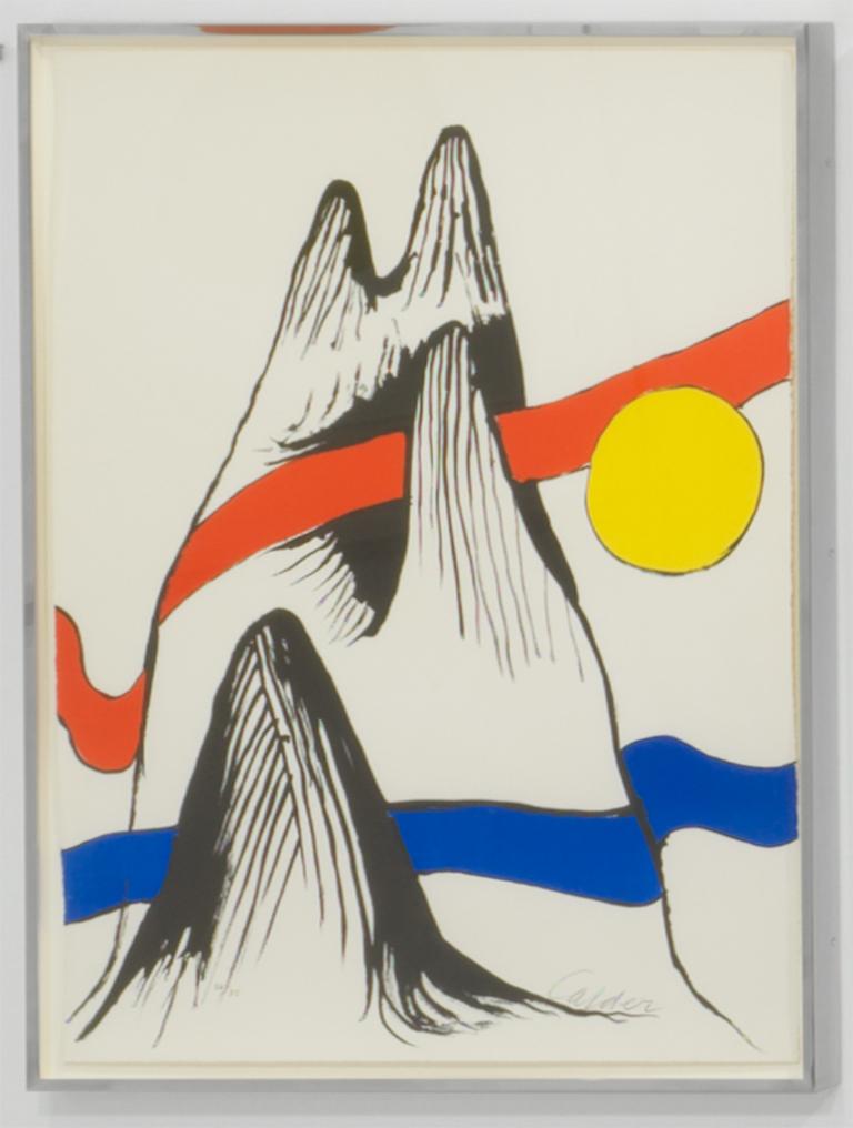 Les Rubans - Print by Alexander Calder