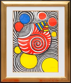 Les Travestis du Reel, Framed Lithograph by Alexander Calder