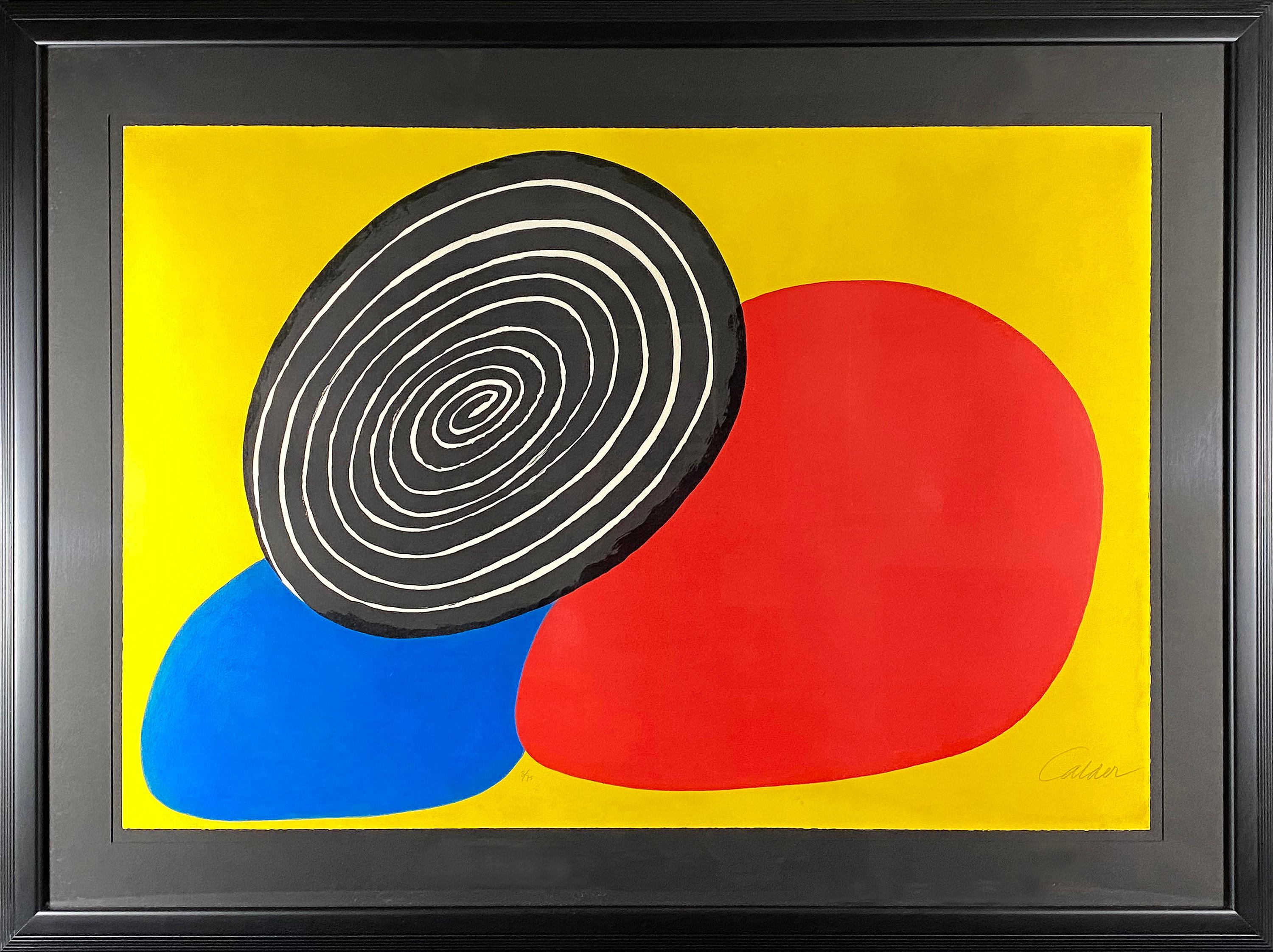 Les Trois Oeufs - Print by Alexander Calder