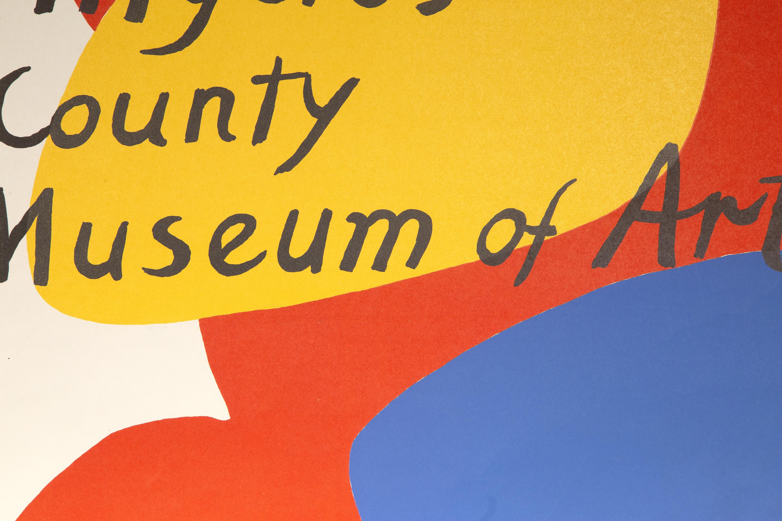 Los Angeles County Museum of Art, Lithographieplakat von Alexander Calder im Angebot 1