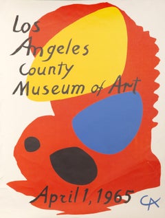 Affiche du Los Angeles County Museum of Art, lithographie d'Alexander Calder