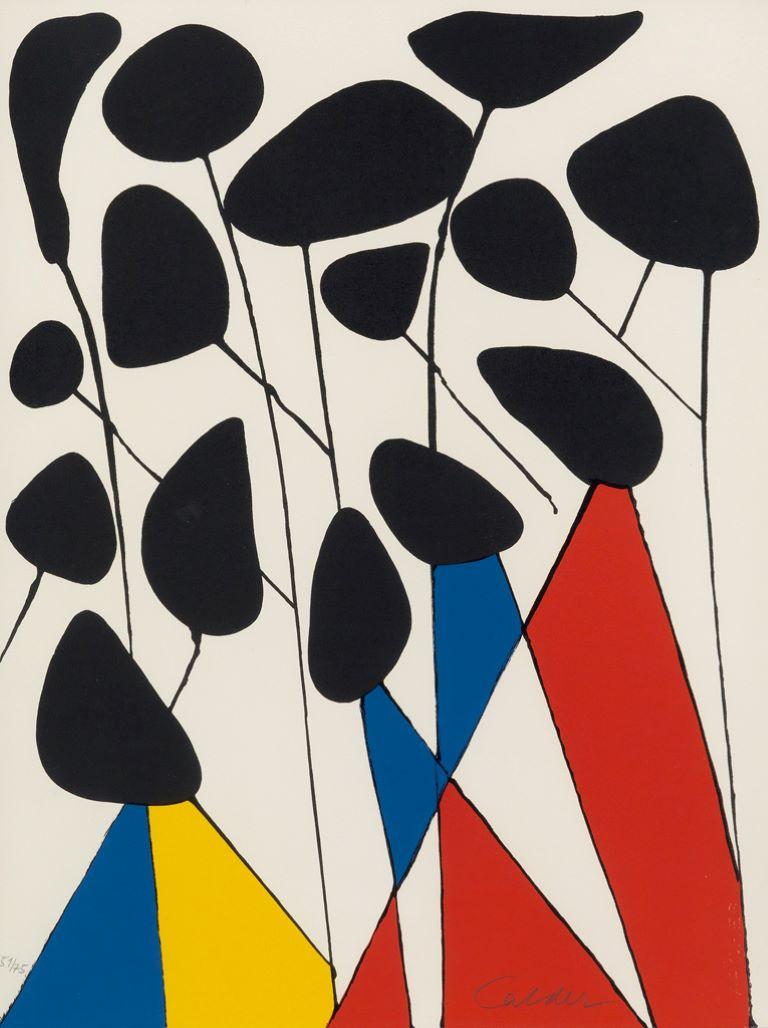 Alexander Calder Print - Magie Eolienne (Fleurs)