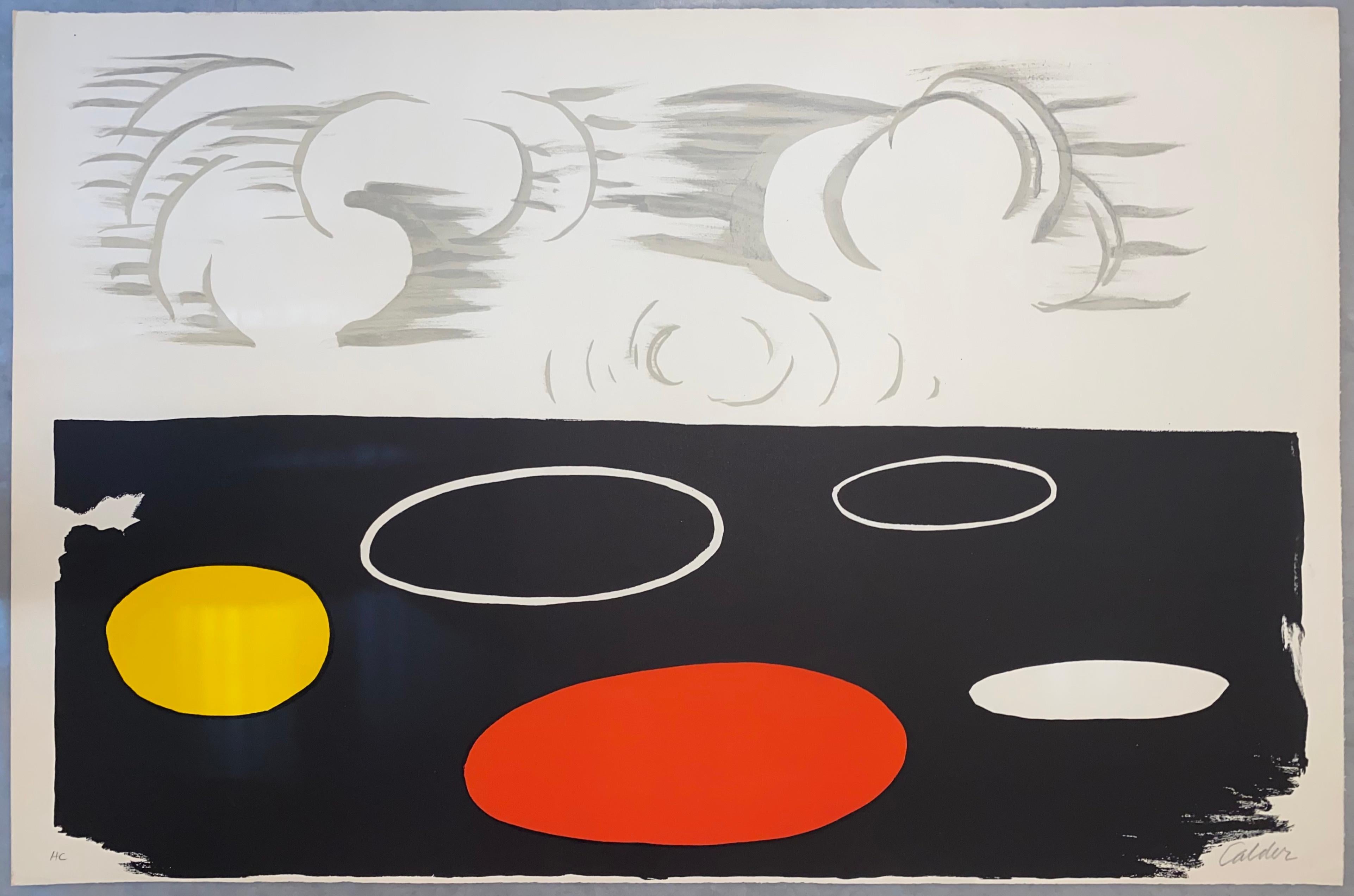 Abstract Print Alexander Calder - Marée Basse